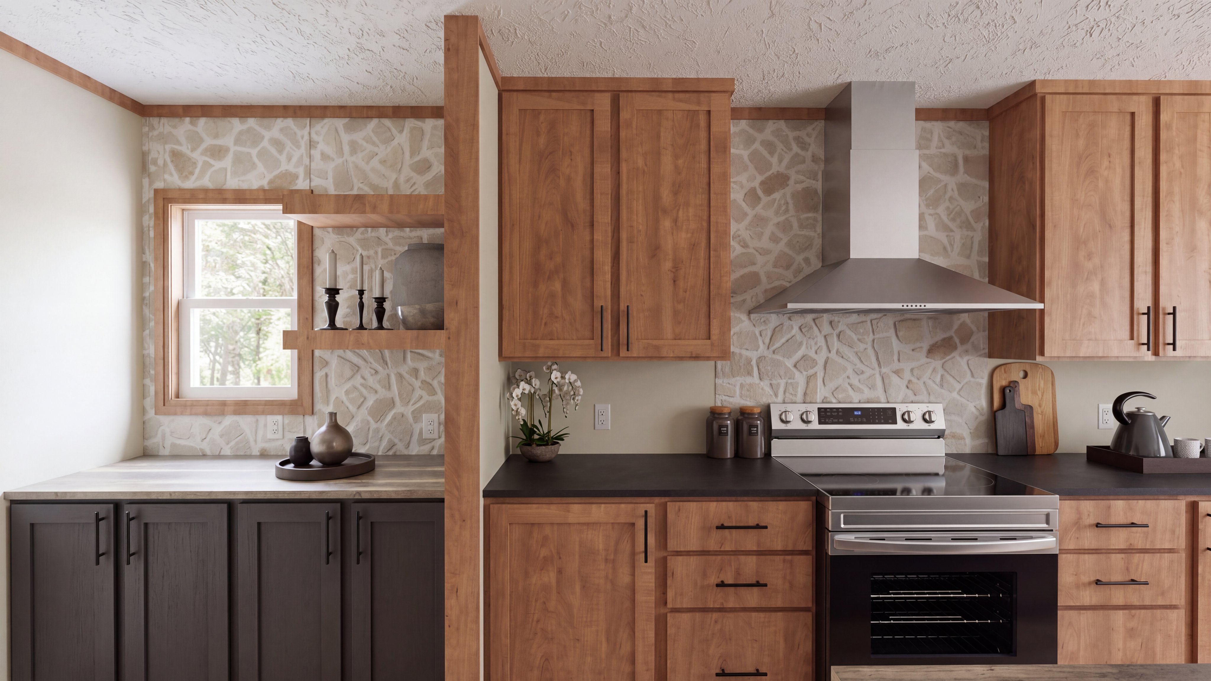 Kitchen rendering of the Fiji home.