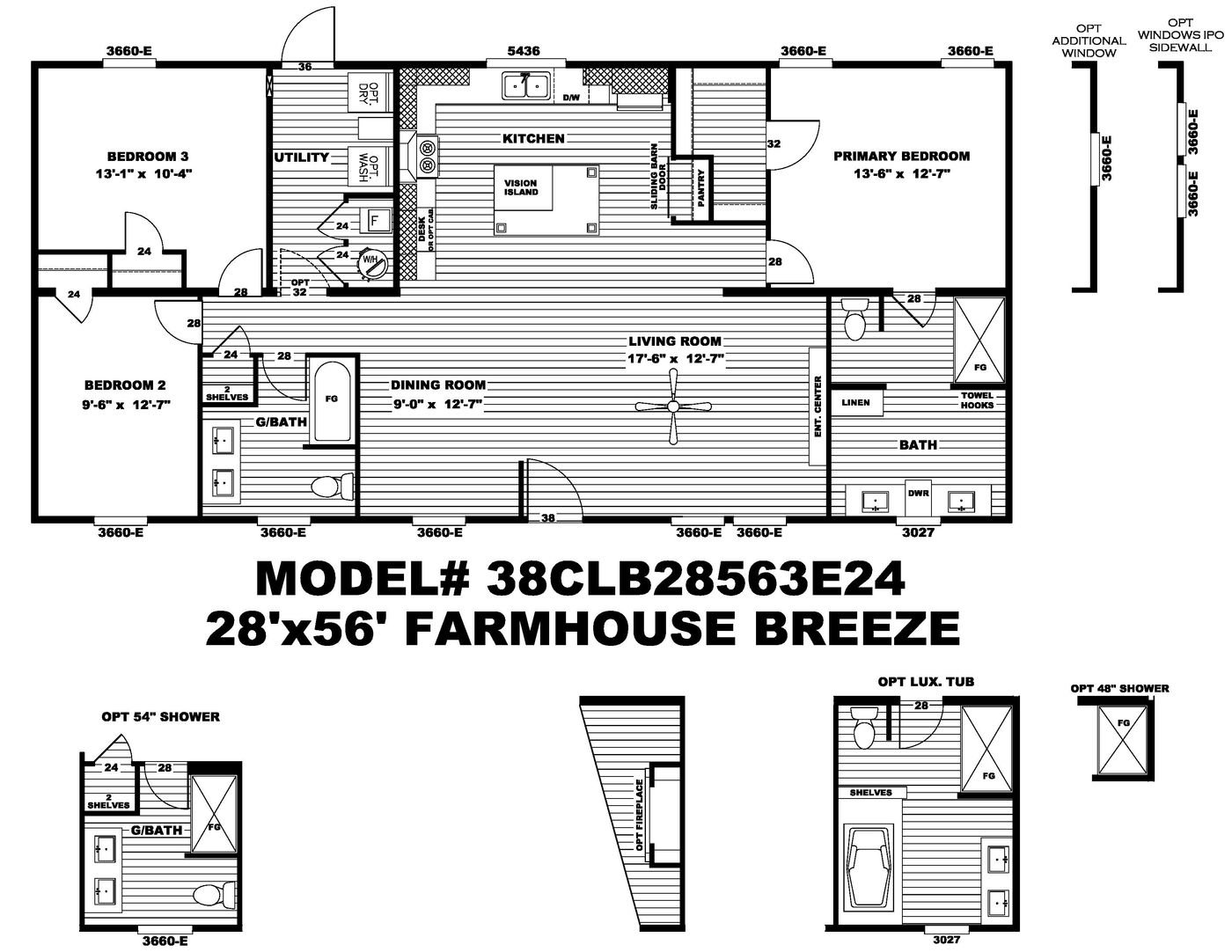 Breeze Farmhouse - Floor Plan 1