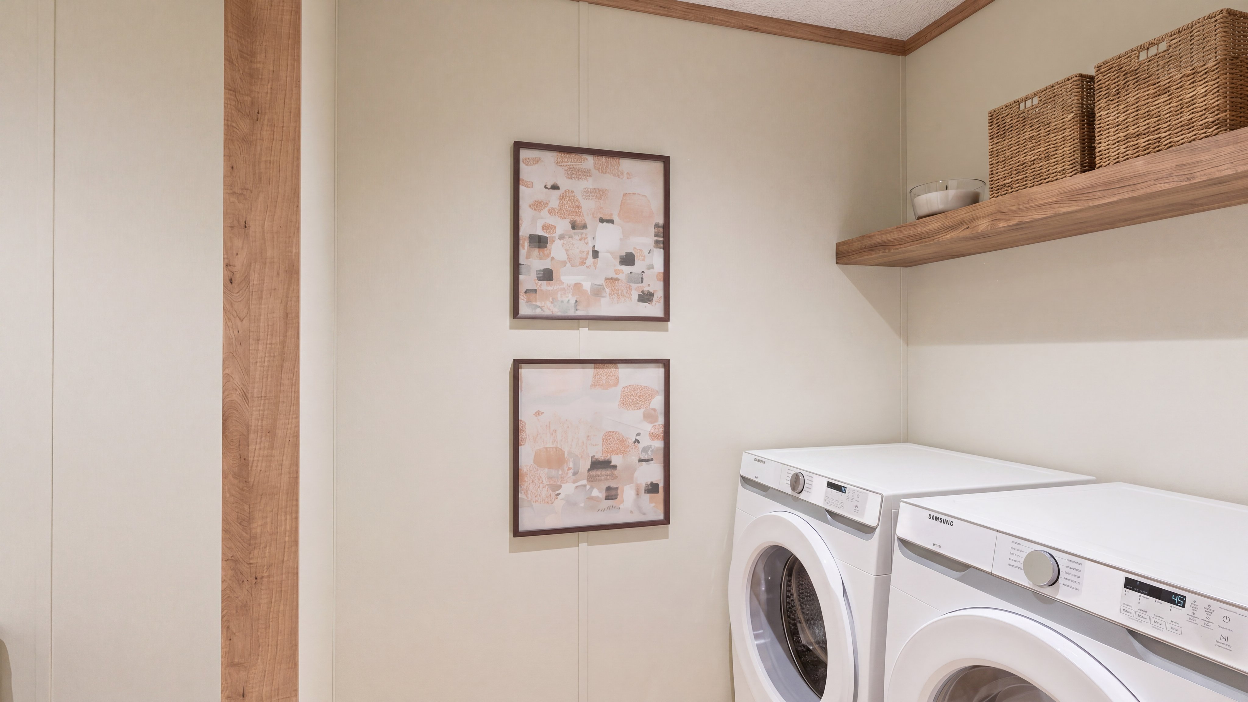 Utility room rendering of the Rio home.