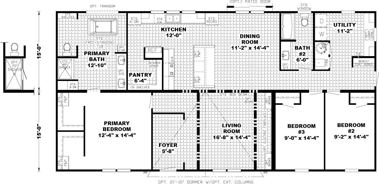 Mountain View - Floor Plan 1