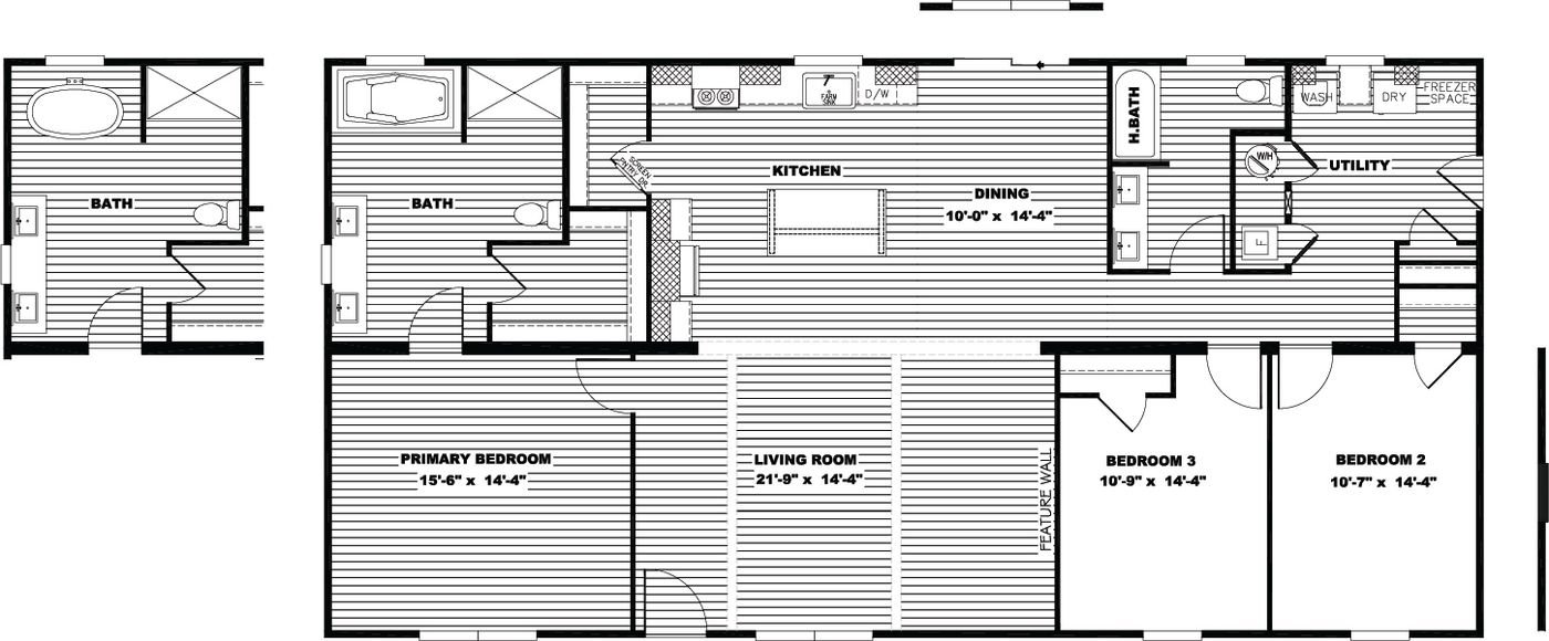 Farm 3 Flex Elite - Floor Plan 1