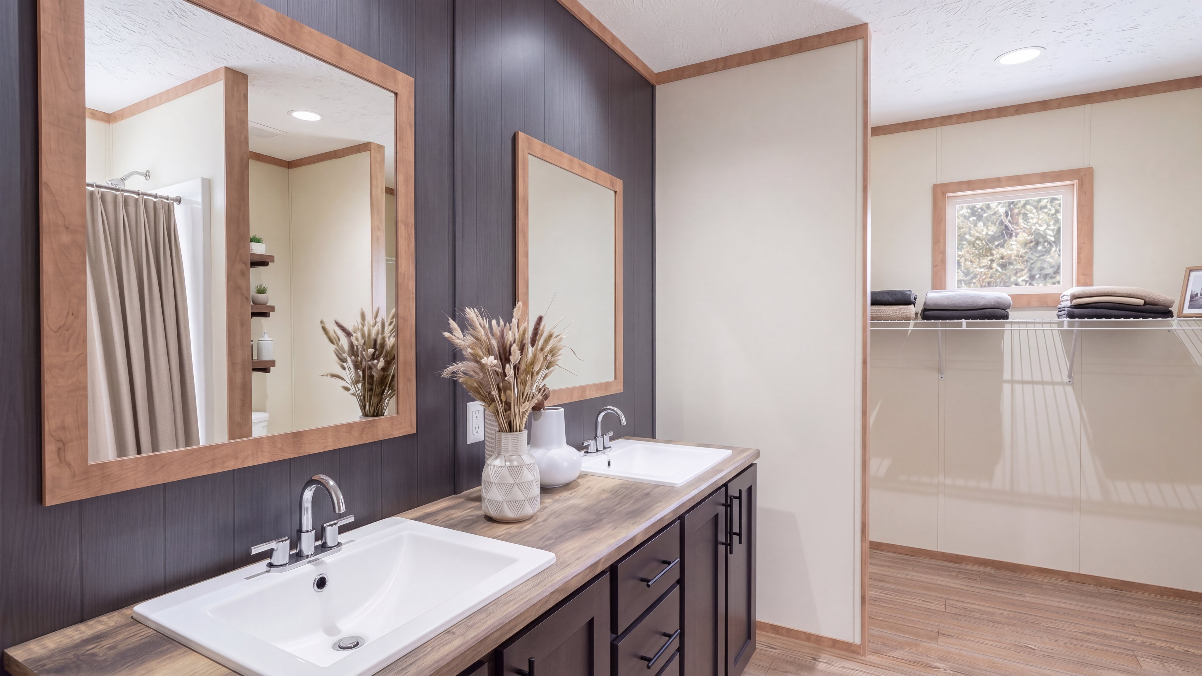 Primary bathroom rendering of the Rio home.