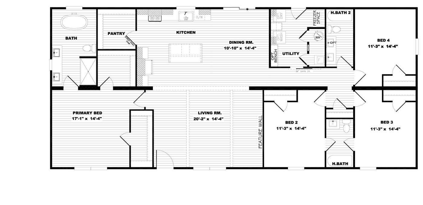 Everett Elite - Floor Plan 1