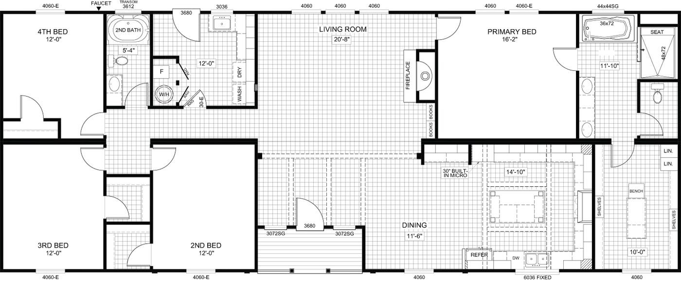 The Bryant - Floor Plan 1