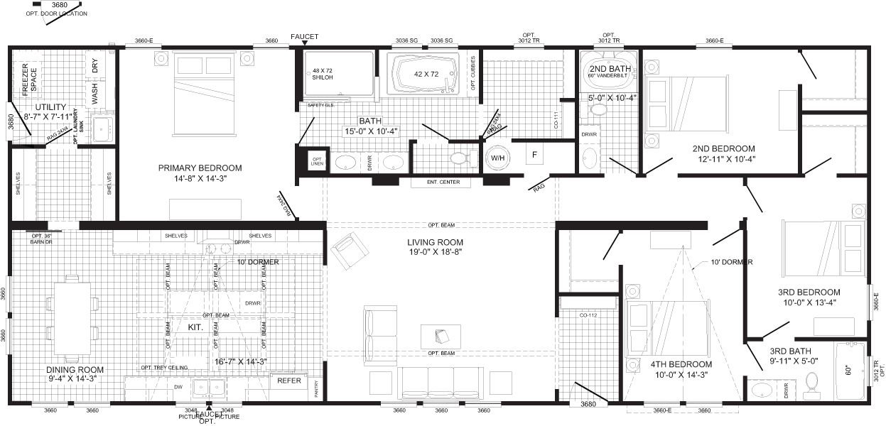 The Emma Jean - Floor Plan 1