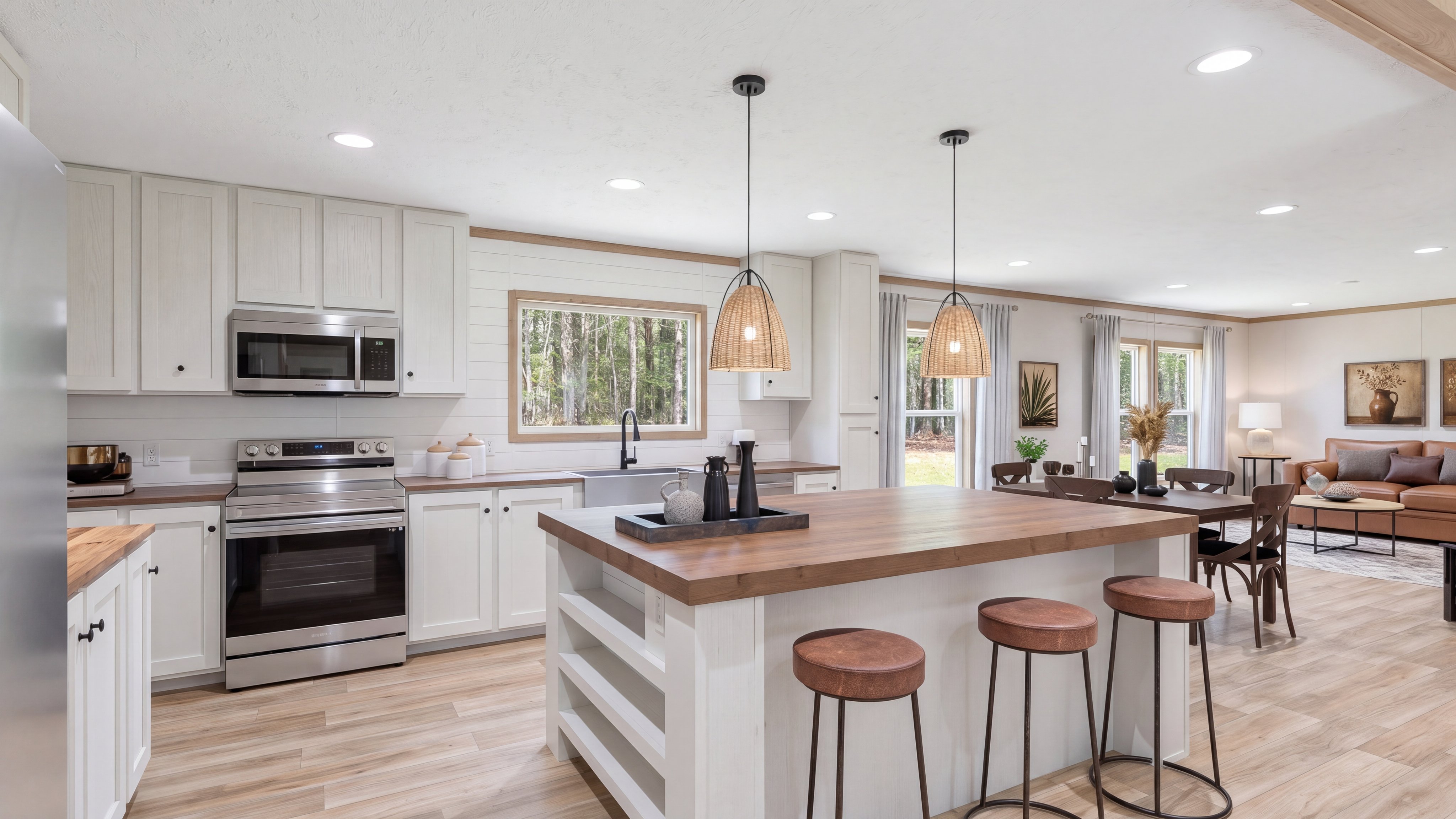 Kitchen rendering of the El Sueno Breeze home.
