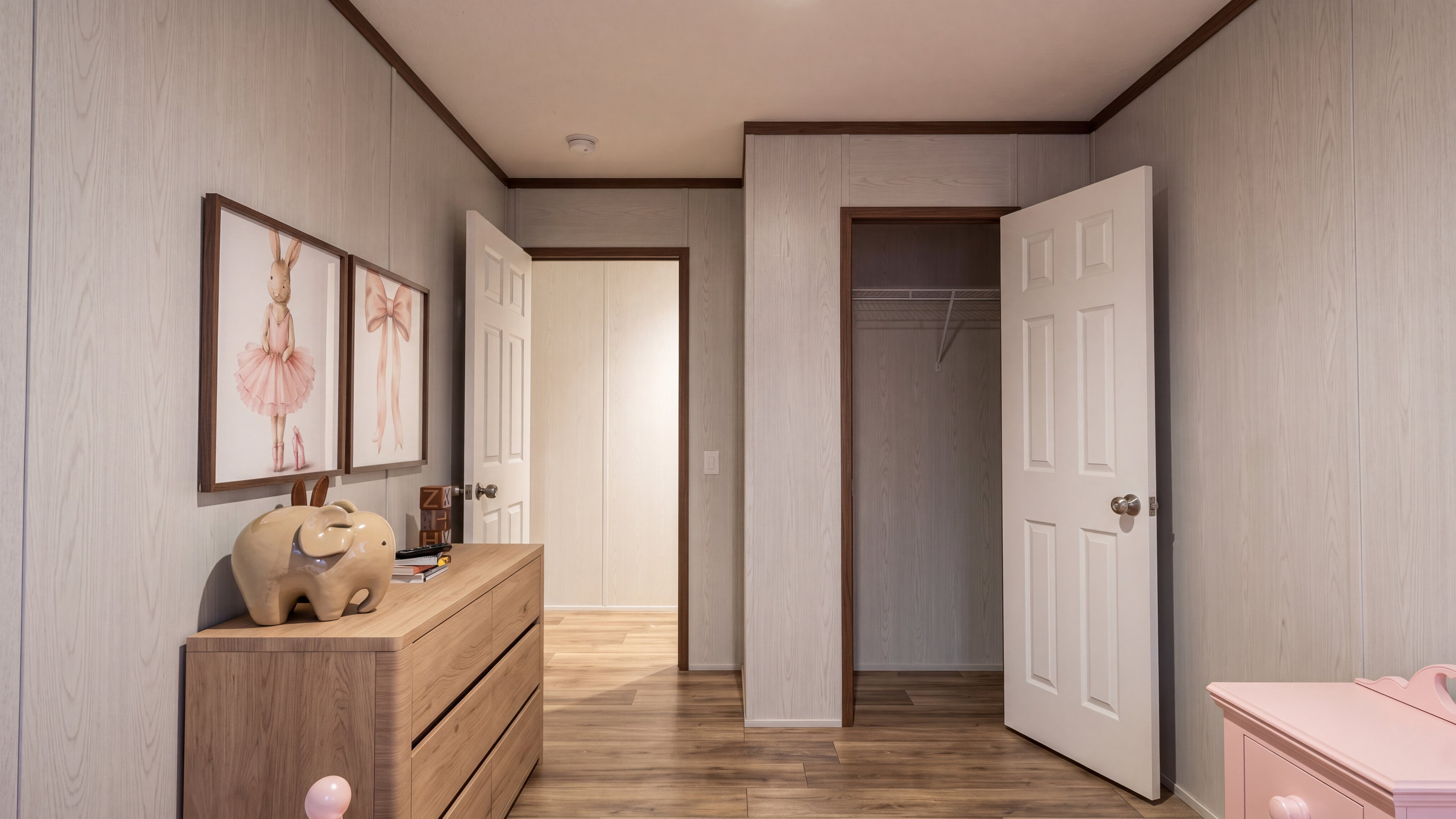 Bedroom rendering of the Colossal home.