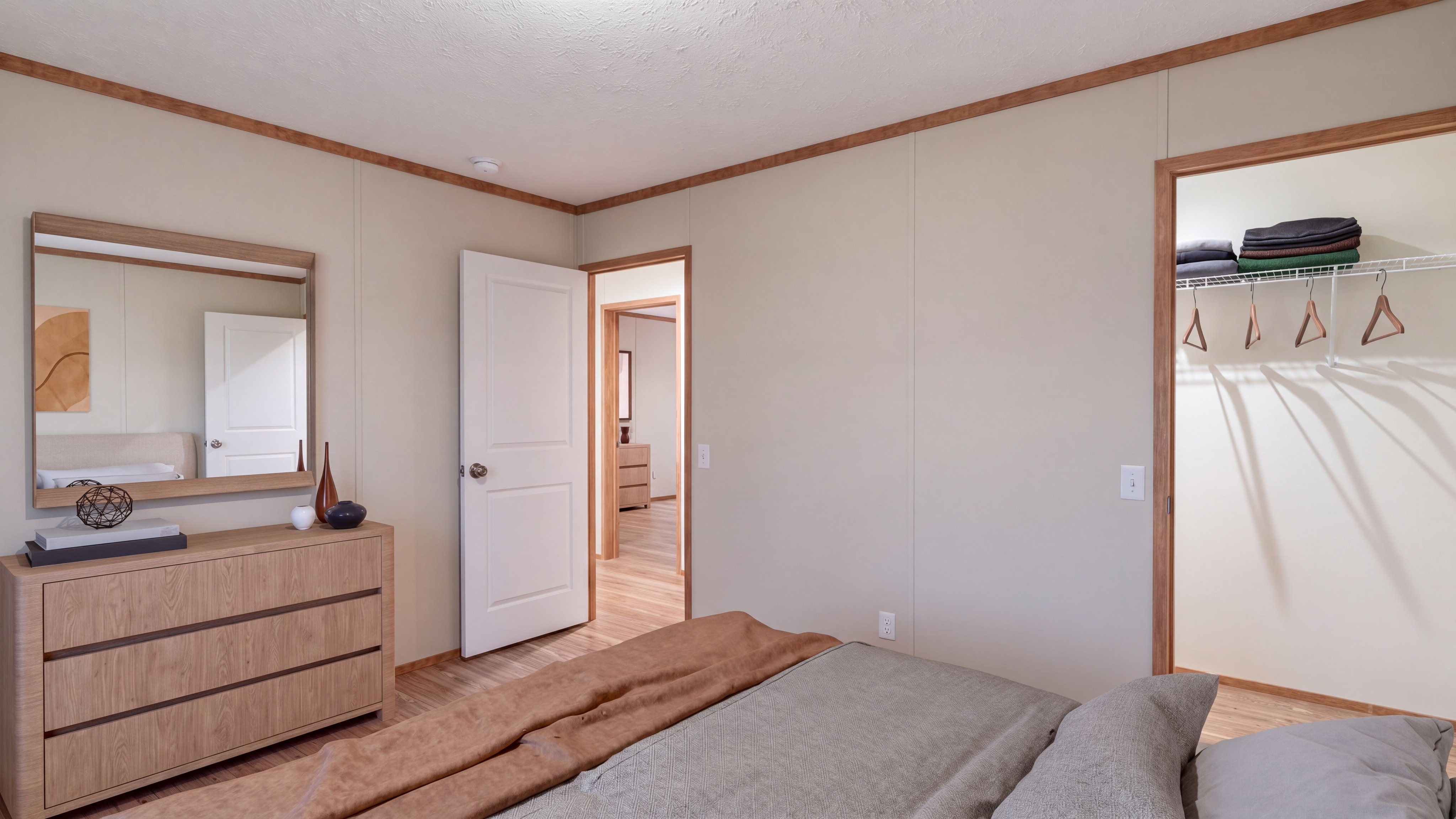 Bedroom rendering of the Everest home.