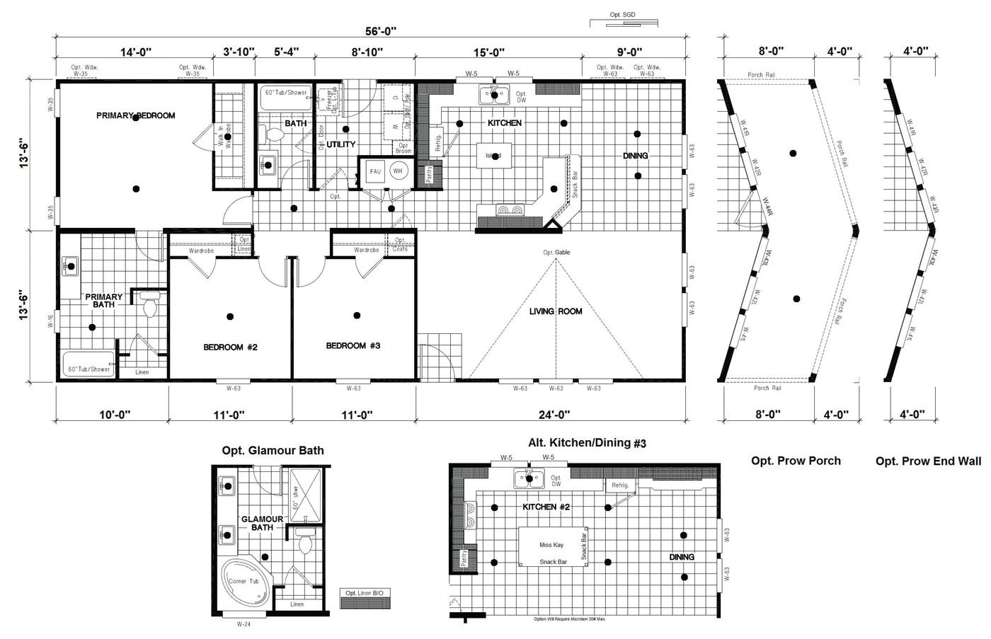 56' Dream - Floor Plan 1