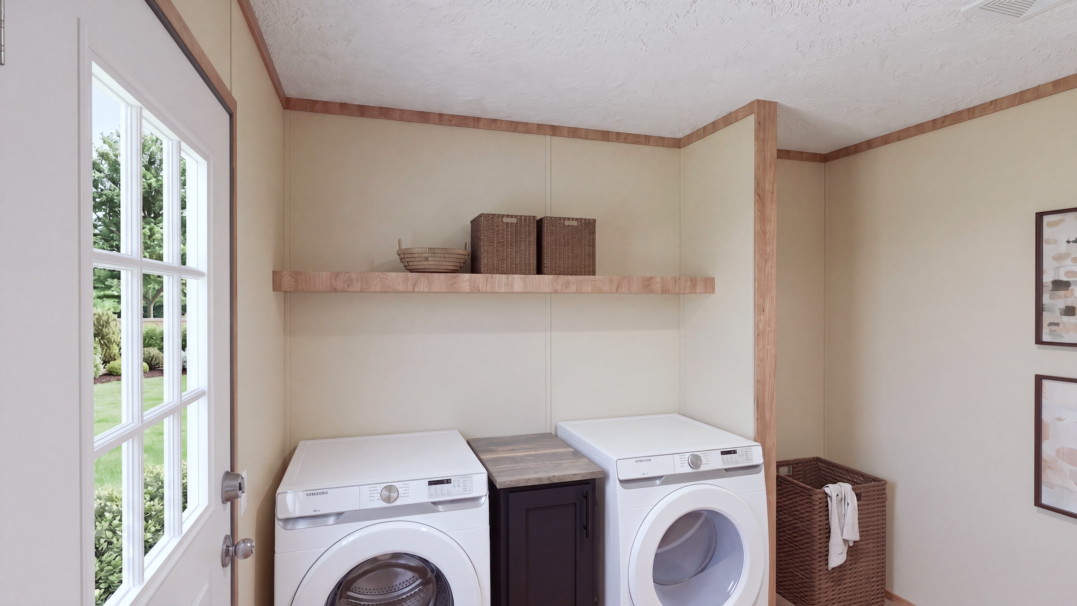 Utility room rendering of the Everest home.