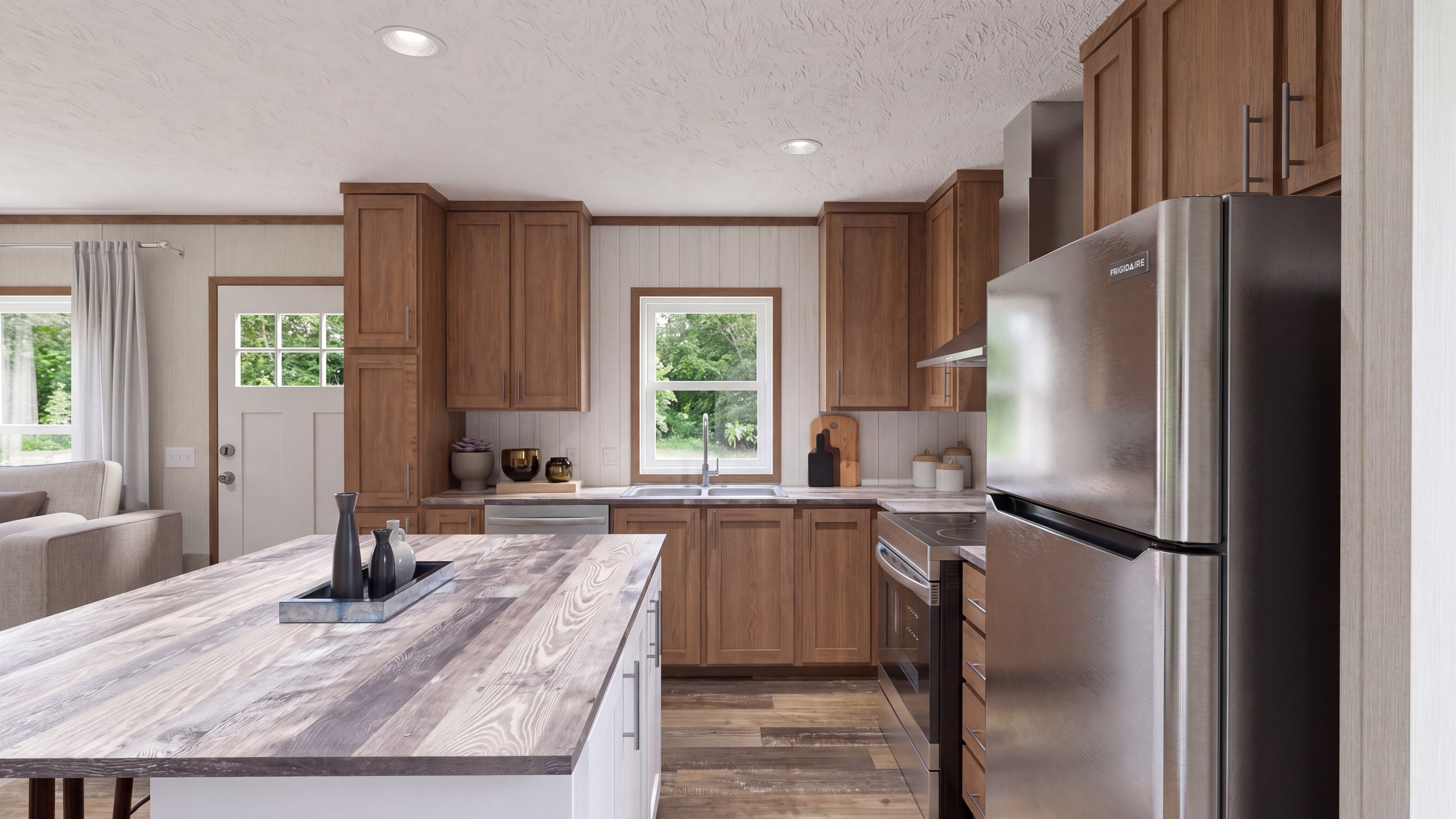 Kitchen rendering of the The Lodge home.