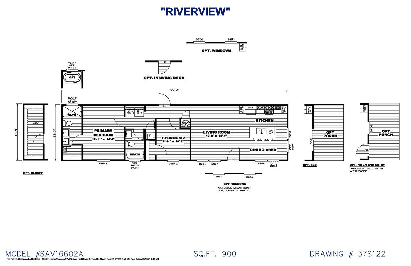 Riverview - Floor Plan 1