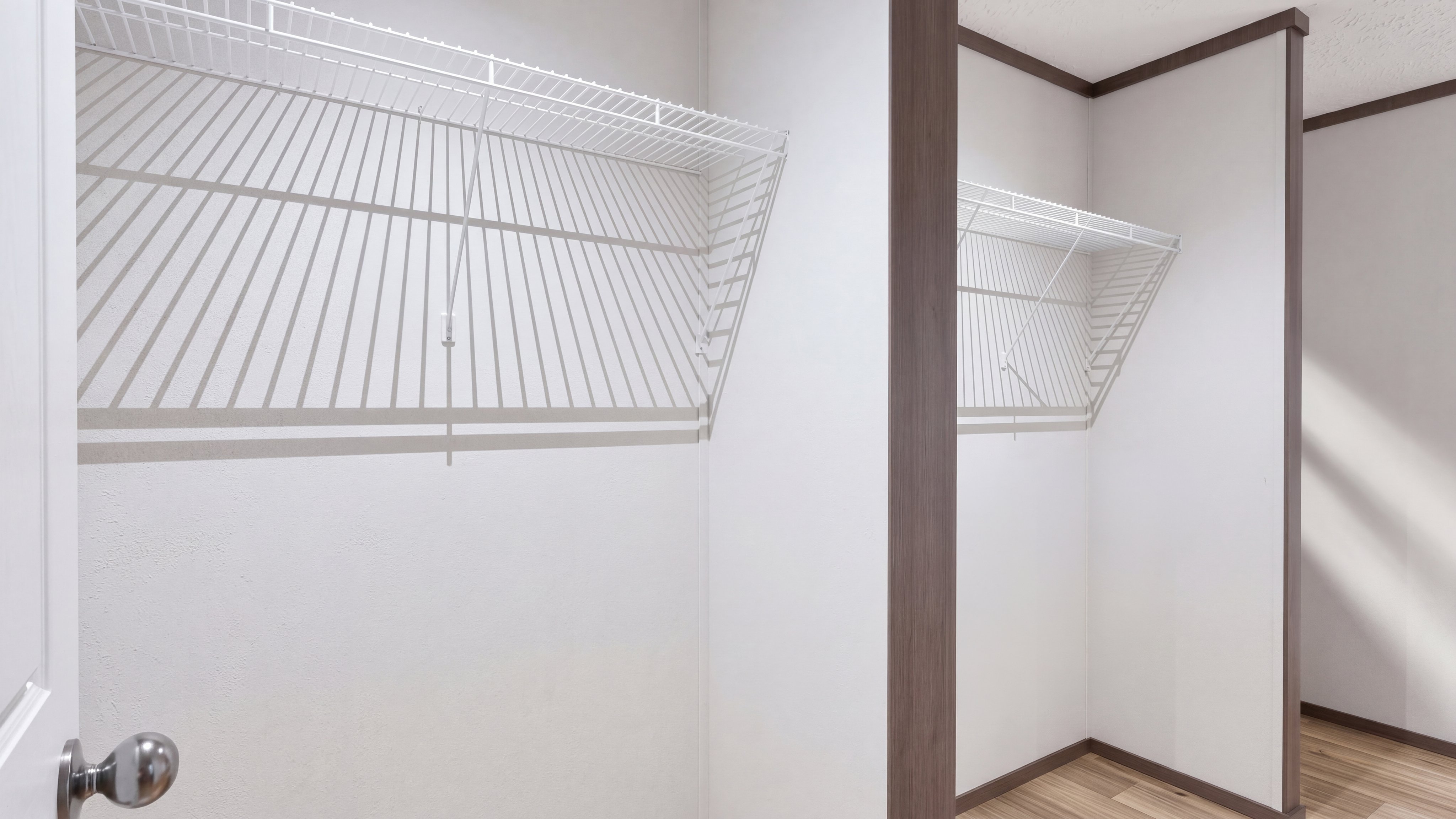 Primary bedroom closet rendering of the Discover home.