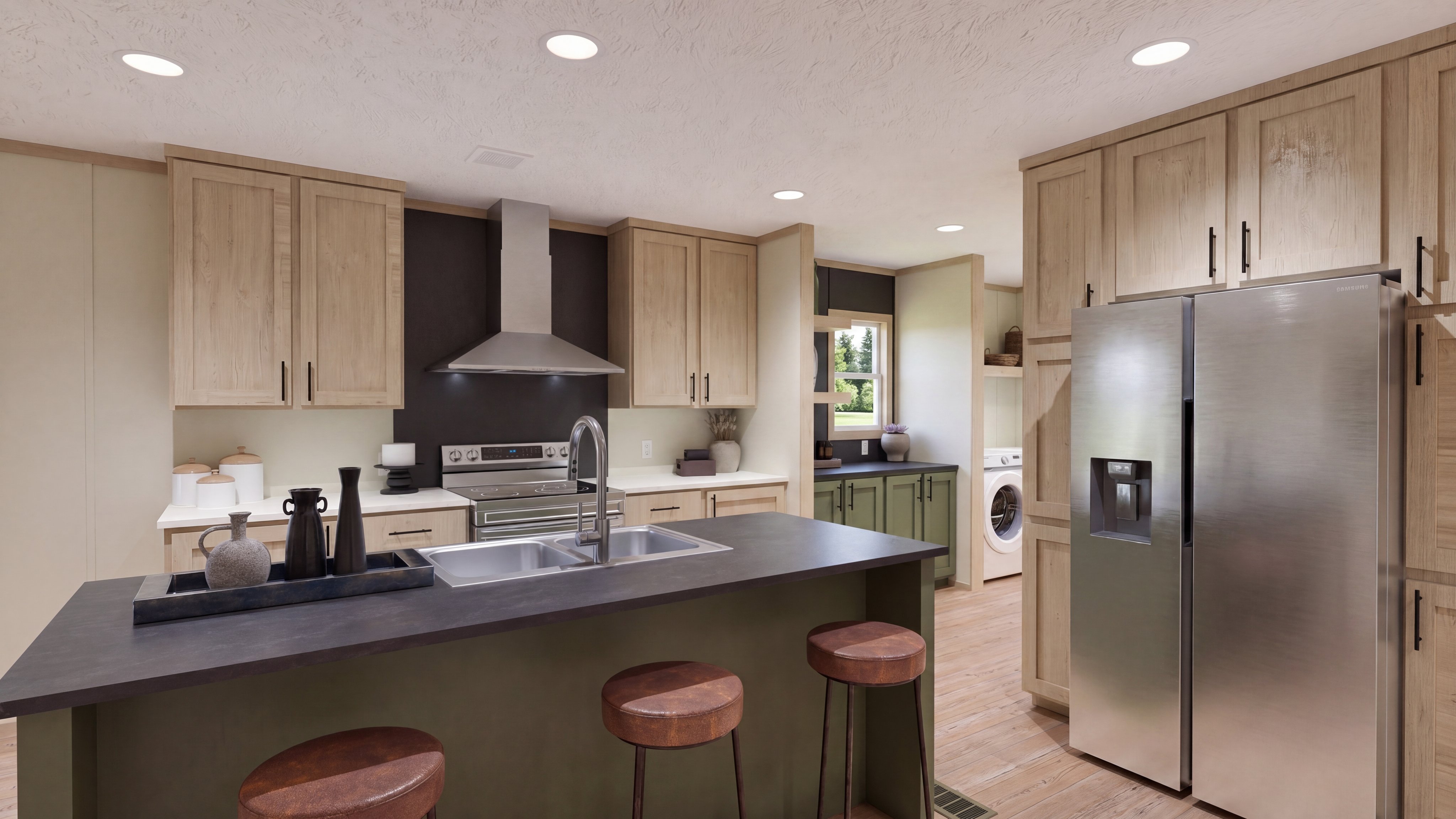 Kitchen rendering of the Morocco home.