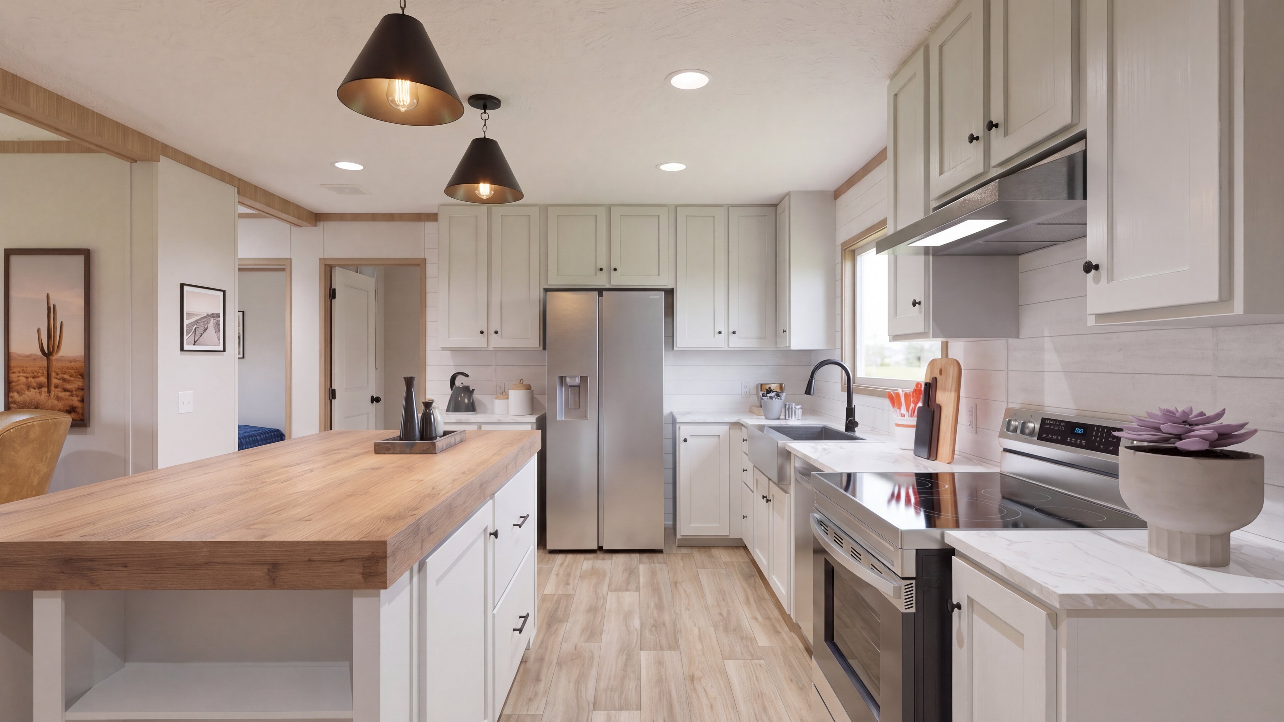 Kitchen rendering of the The Real Deal home.