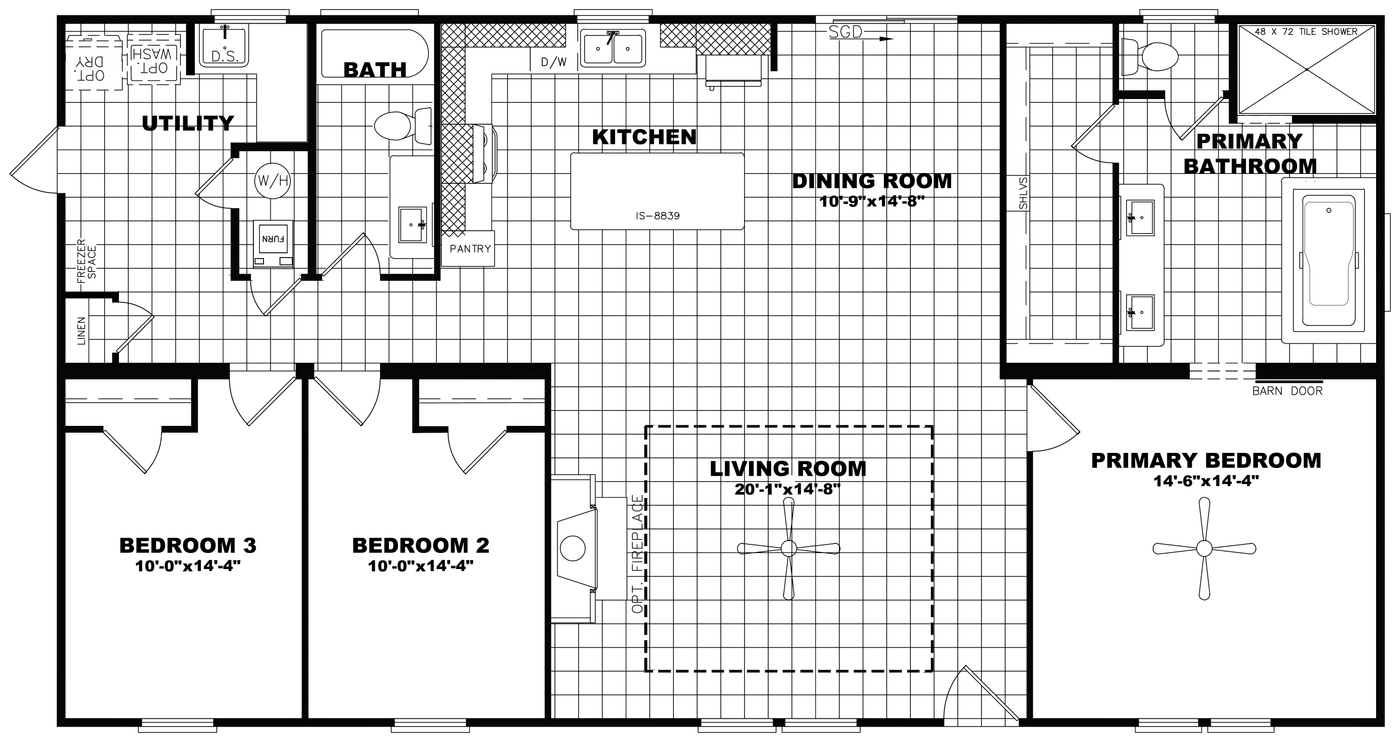 The Armani - Floor Plan 1