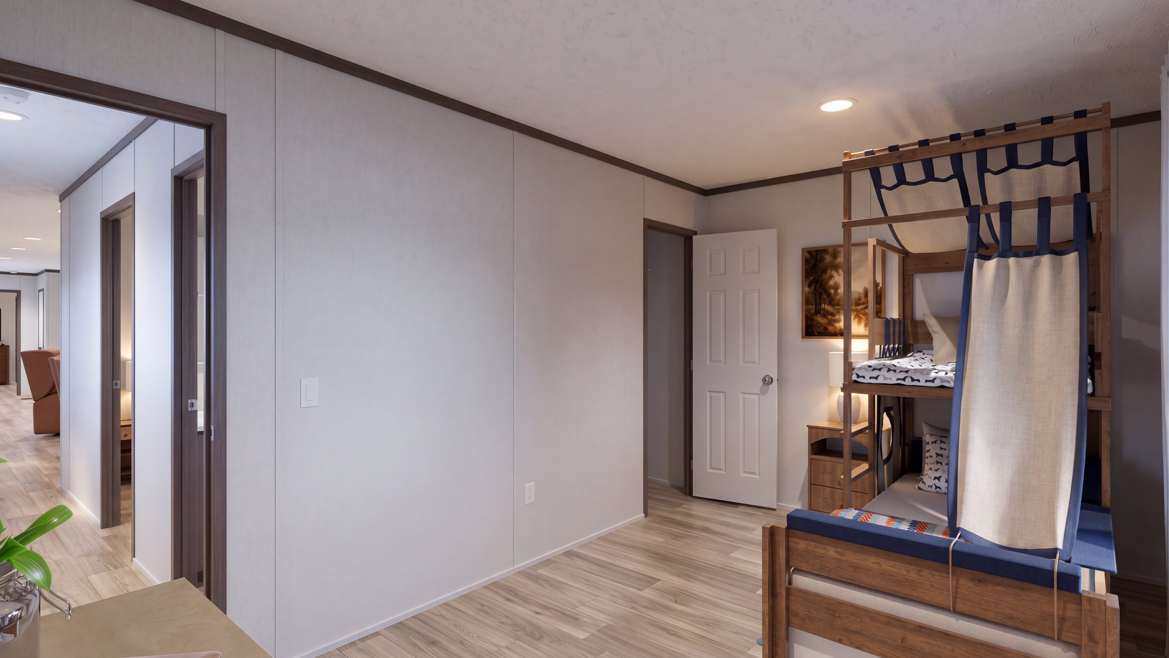 Bedroom rendering of the Desire home.