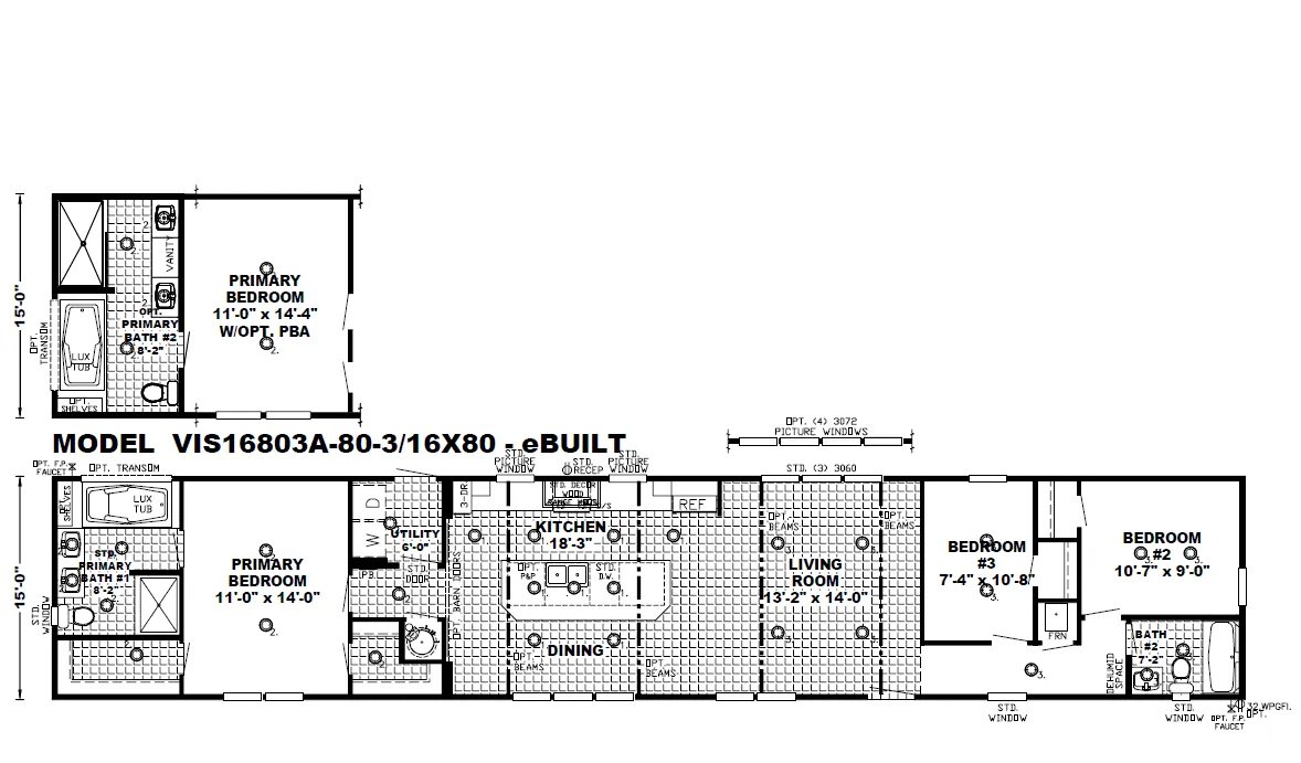 The Seaside - Floor Plan 1