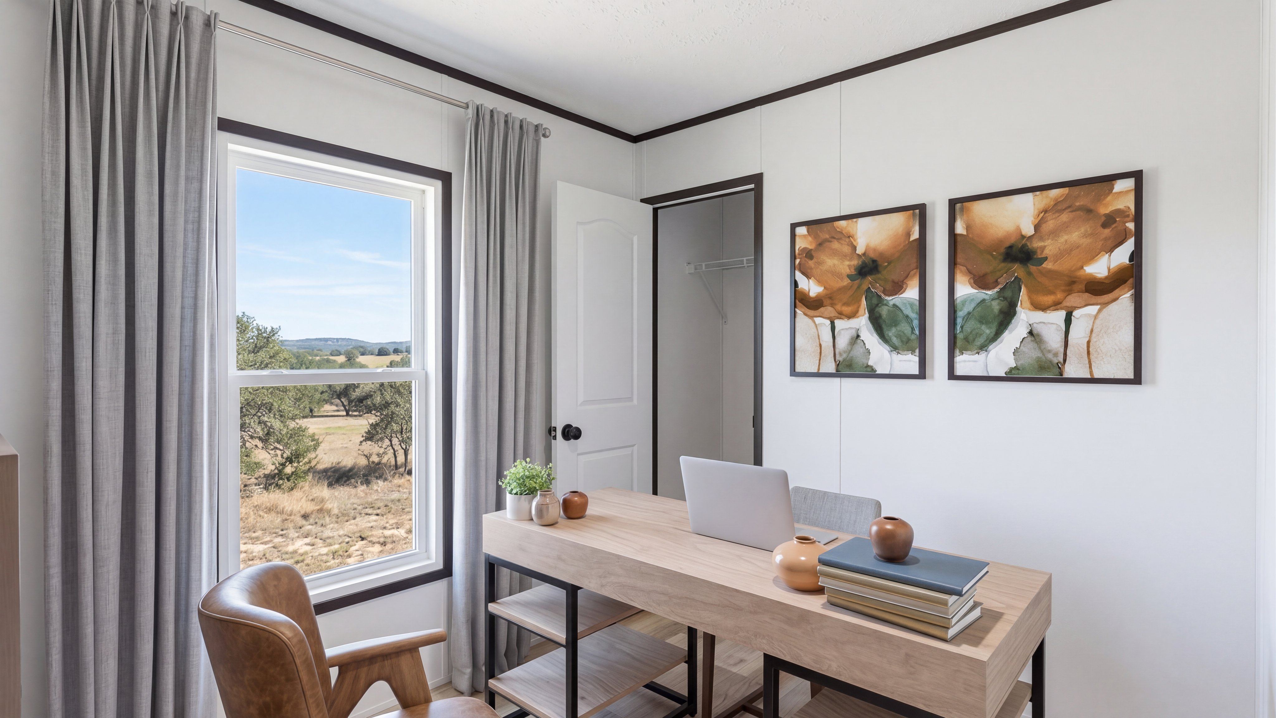 Bedroom rendering of the Anniversary 16763 home.