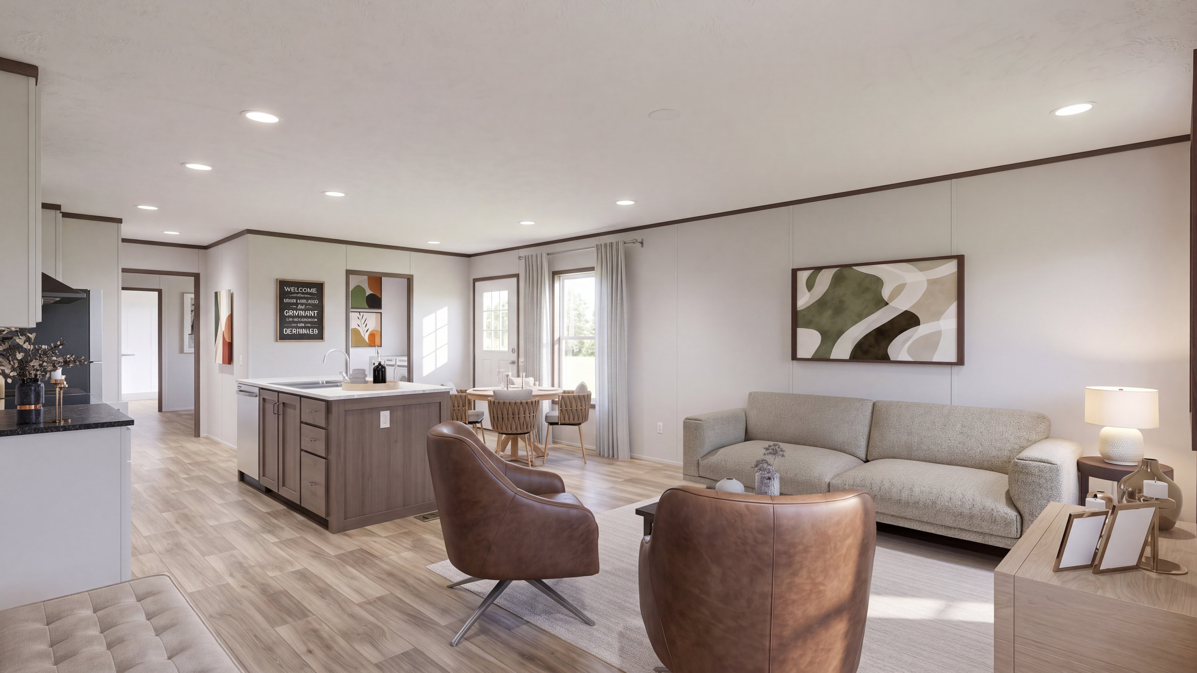 Foyer rendering of the Colossal home.