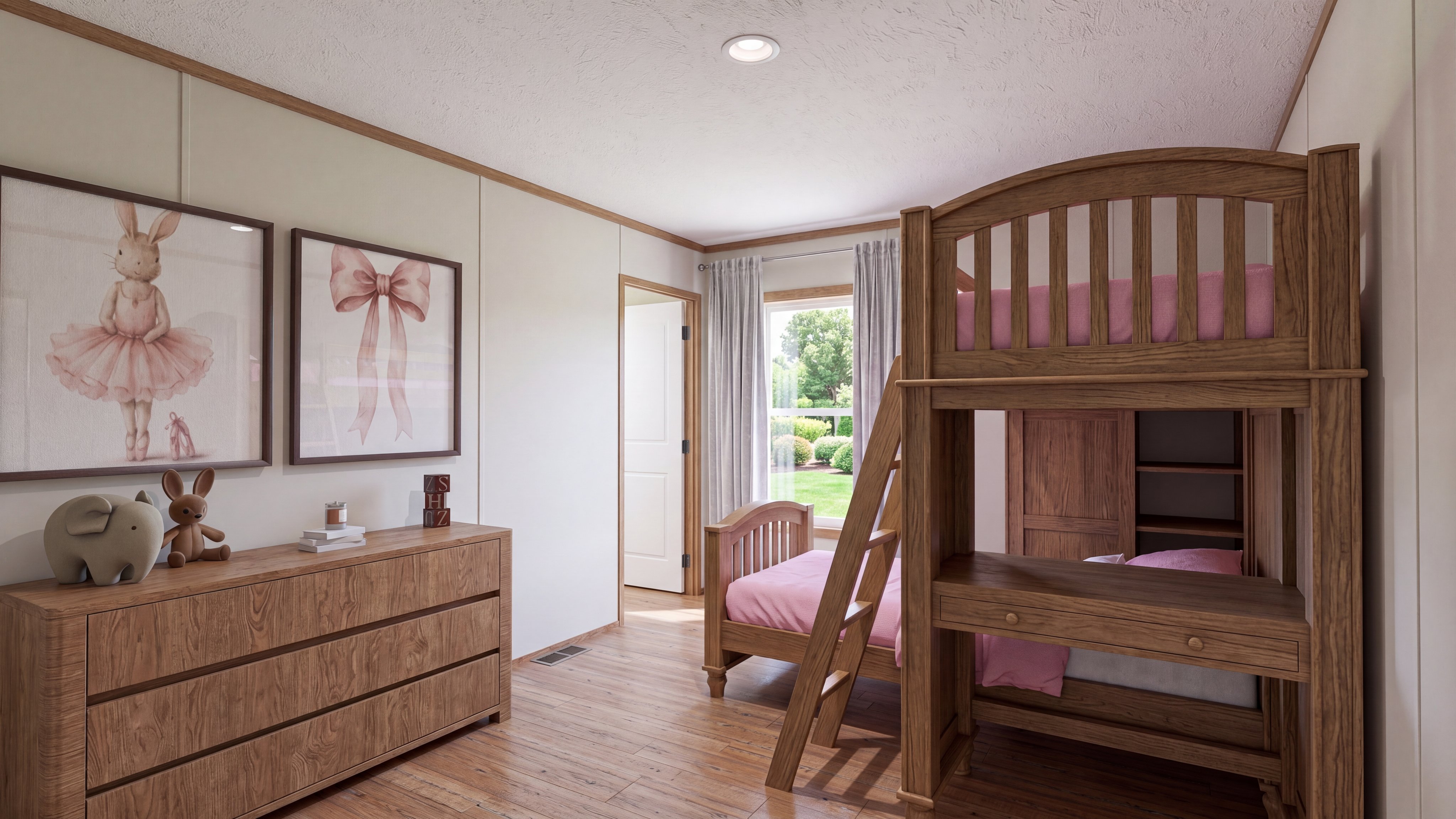 Bedroom rendering of the Everest home.