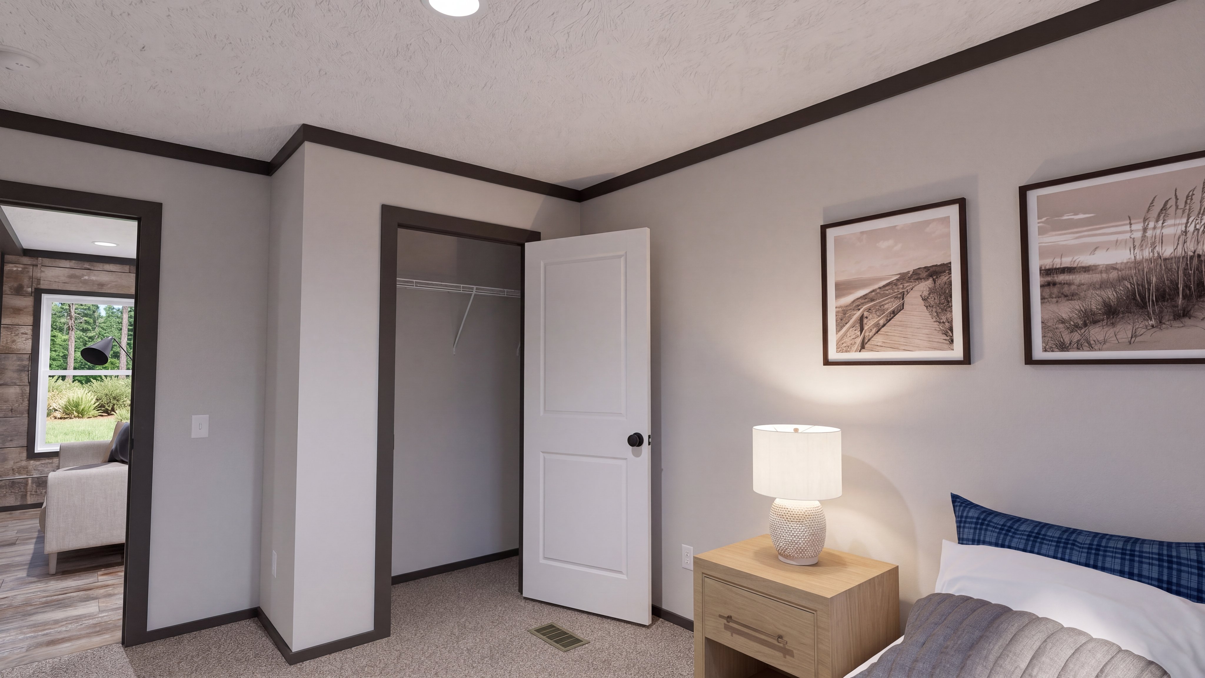 Bedroom rendering of the Boujee Xl 2 home.