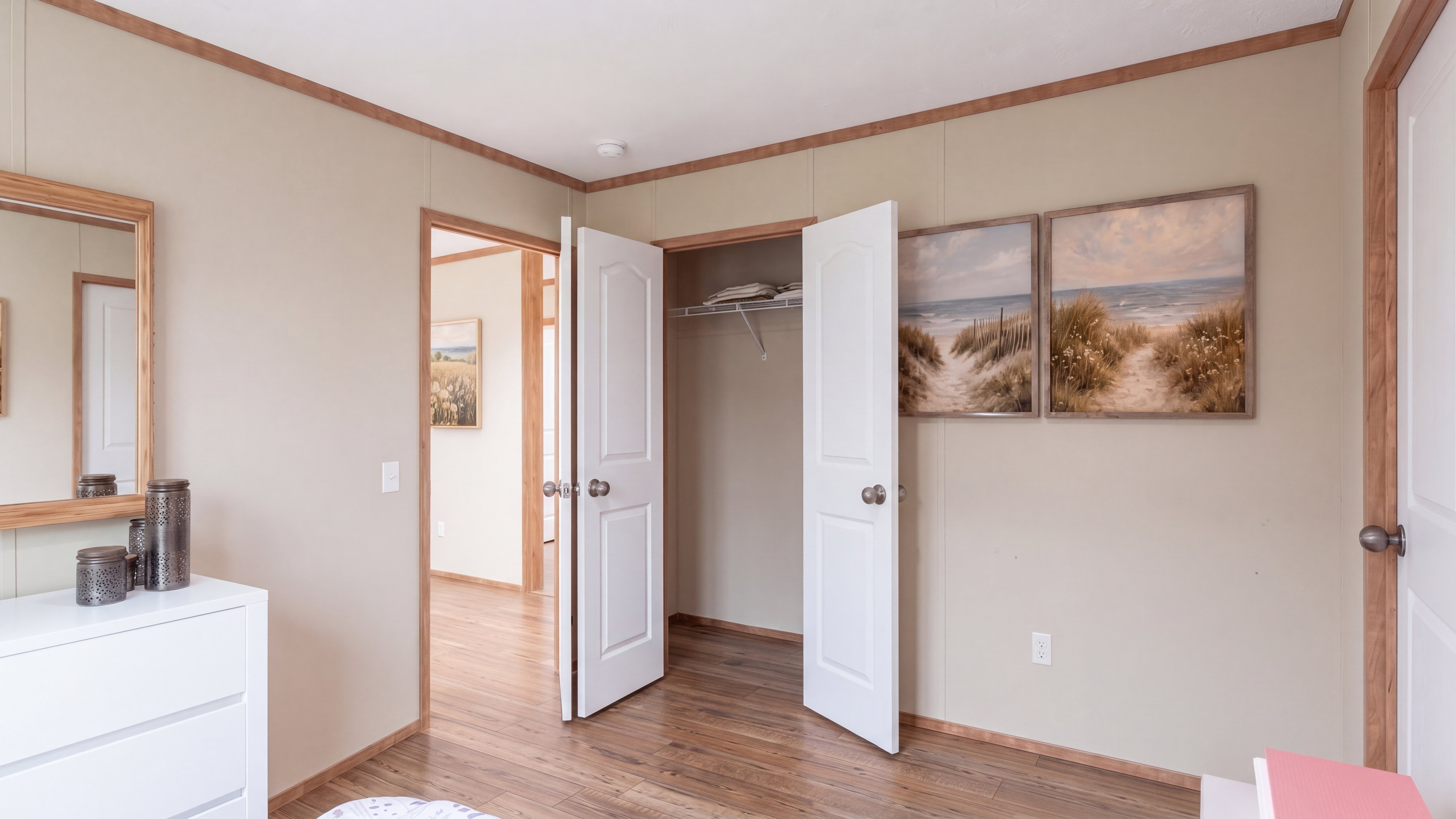 Bedroom rendering of the Snowcap home.