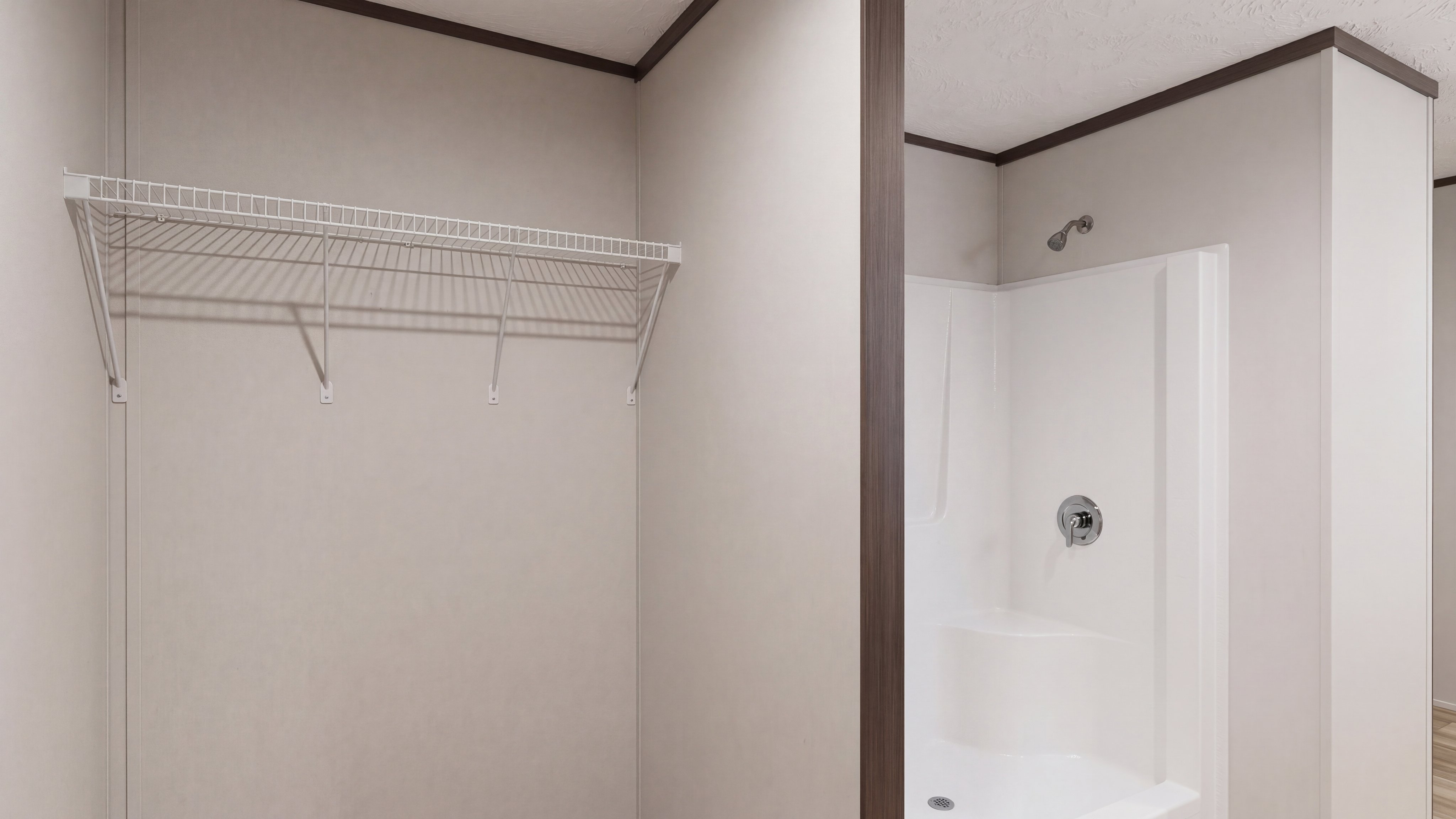 Primary bathroom closet rendering of the Colossal home.