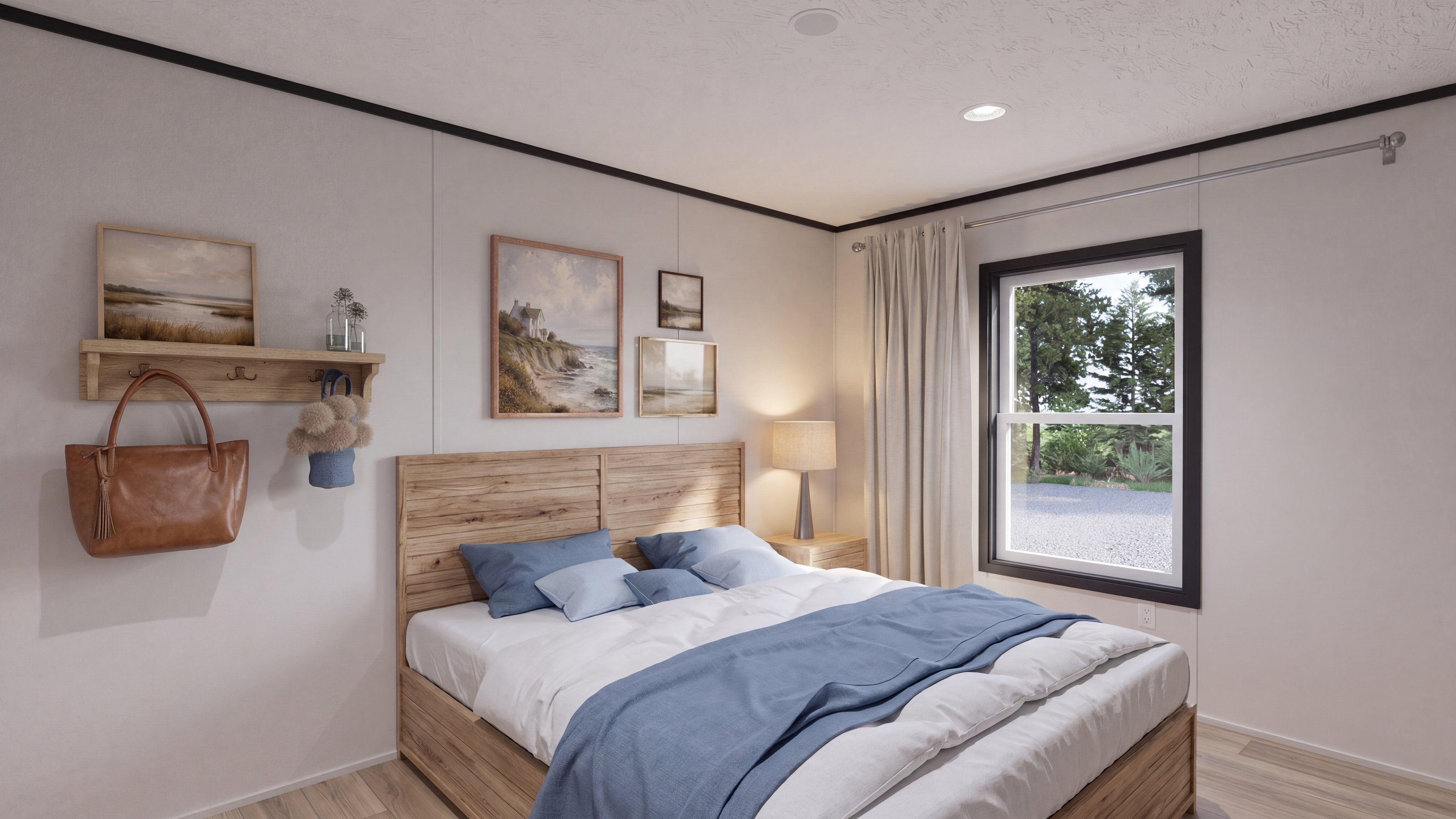 Bedroom rendering of the The Anniversary 2.1 home.