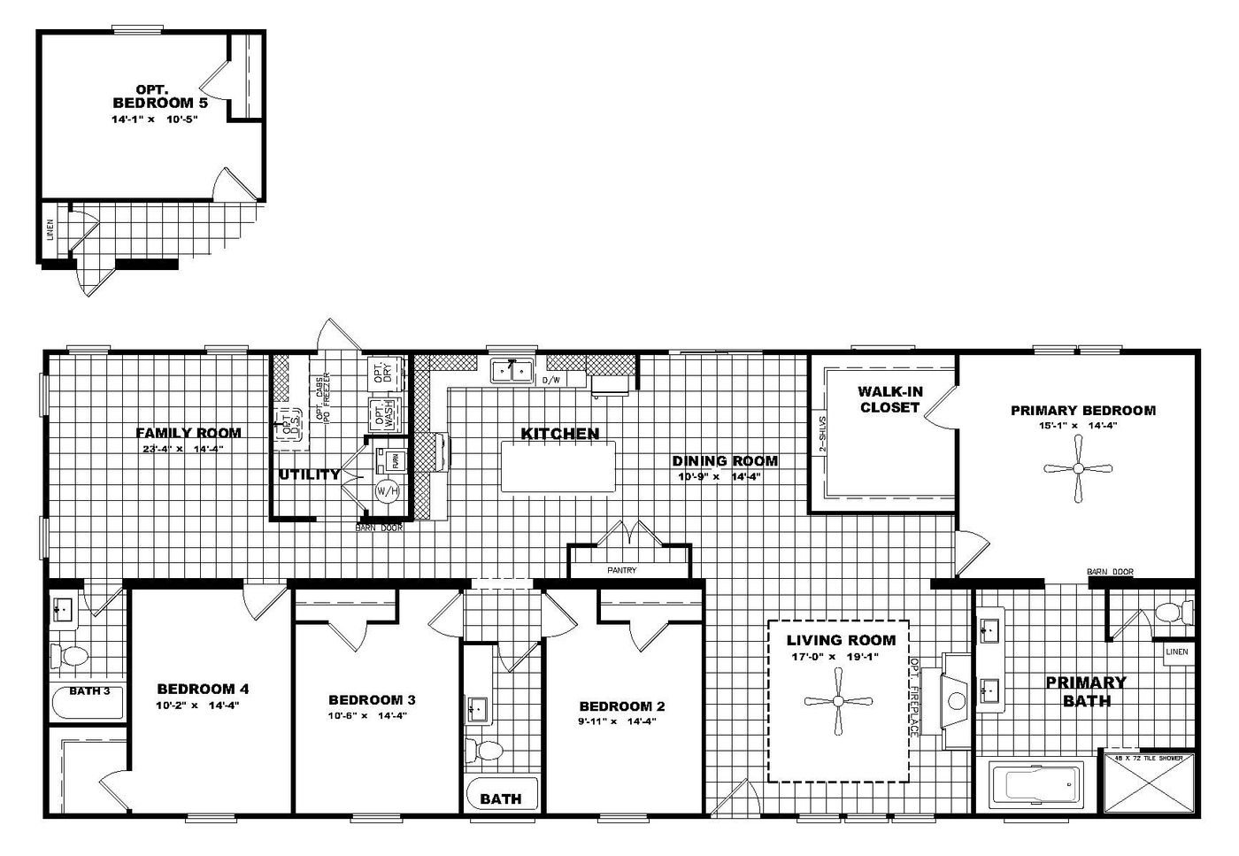 The Monterrey - Floor Plan 1