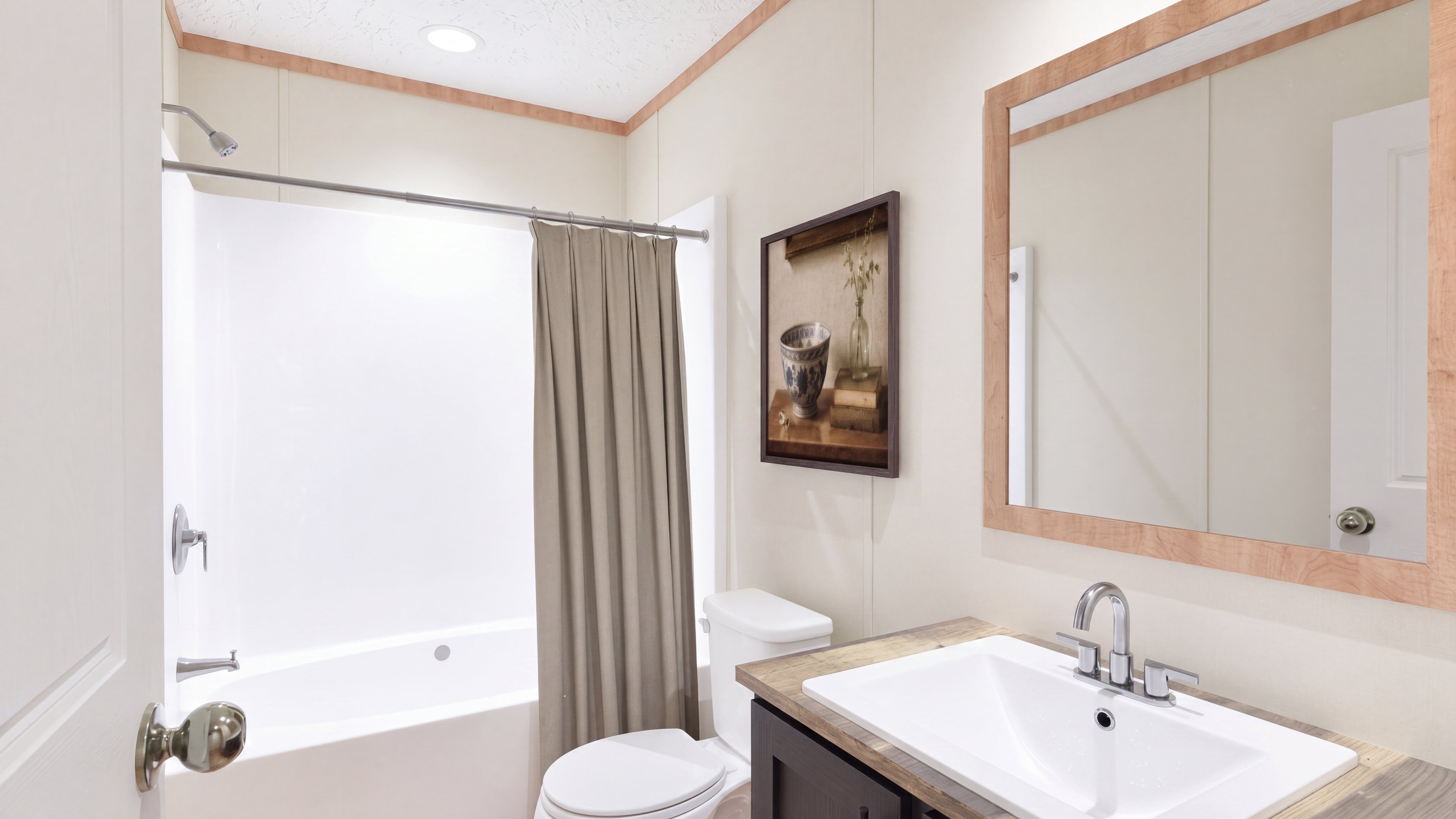 Guest bathroom rendering of the Rainier home.