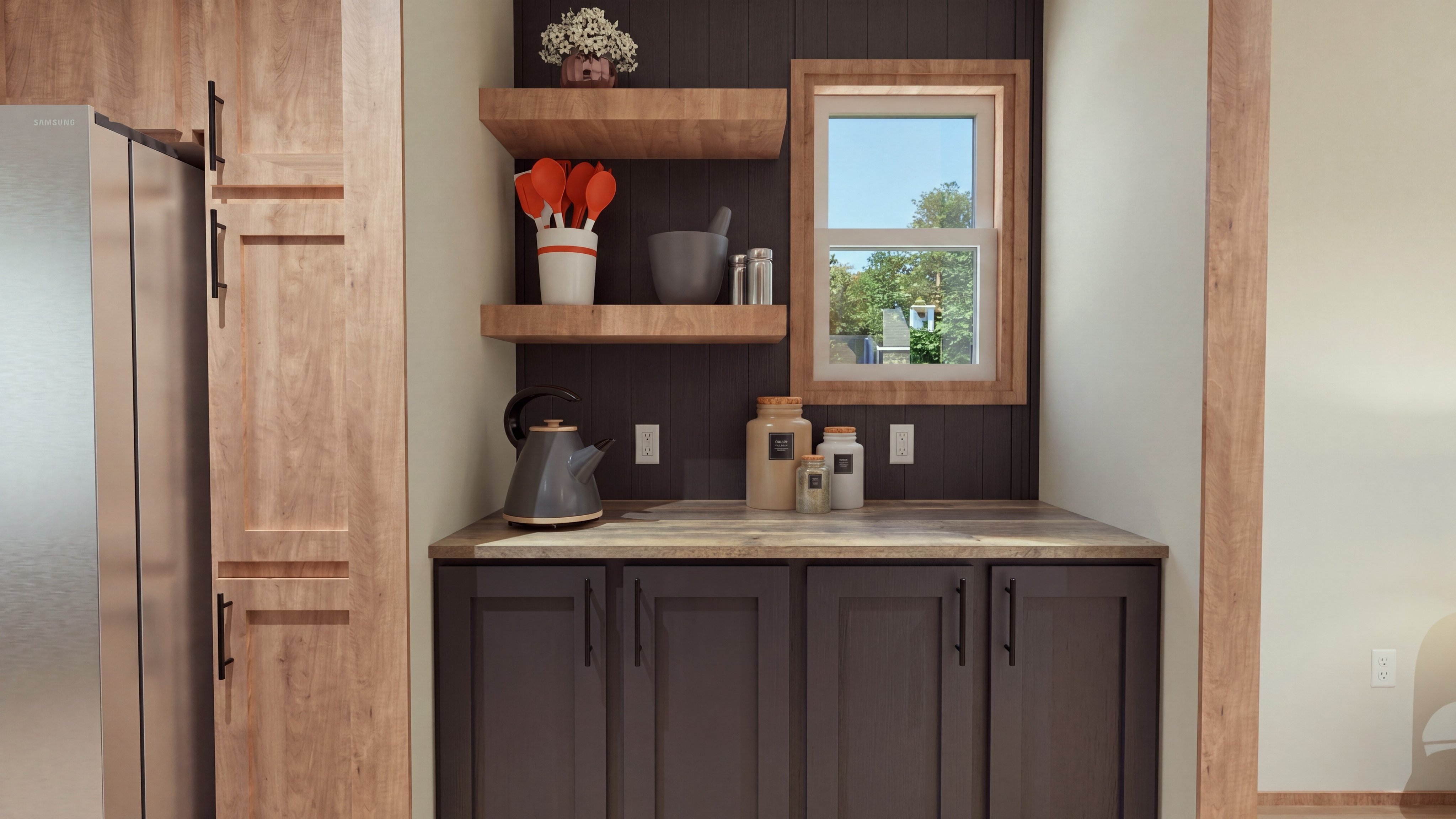 Kitchen rendering of the Hudson home.