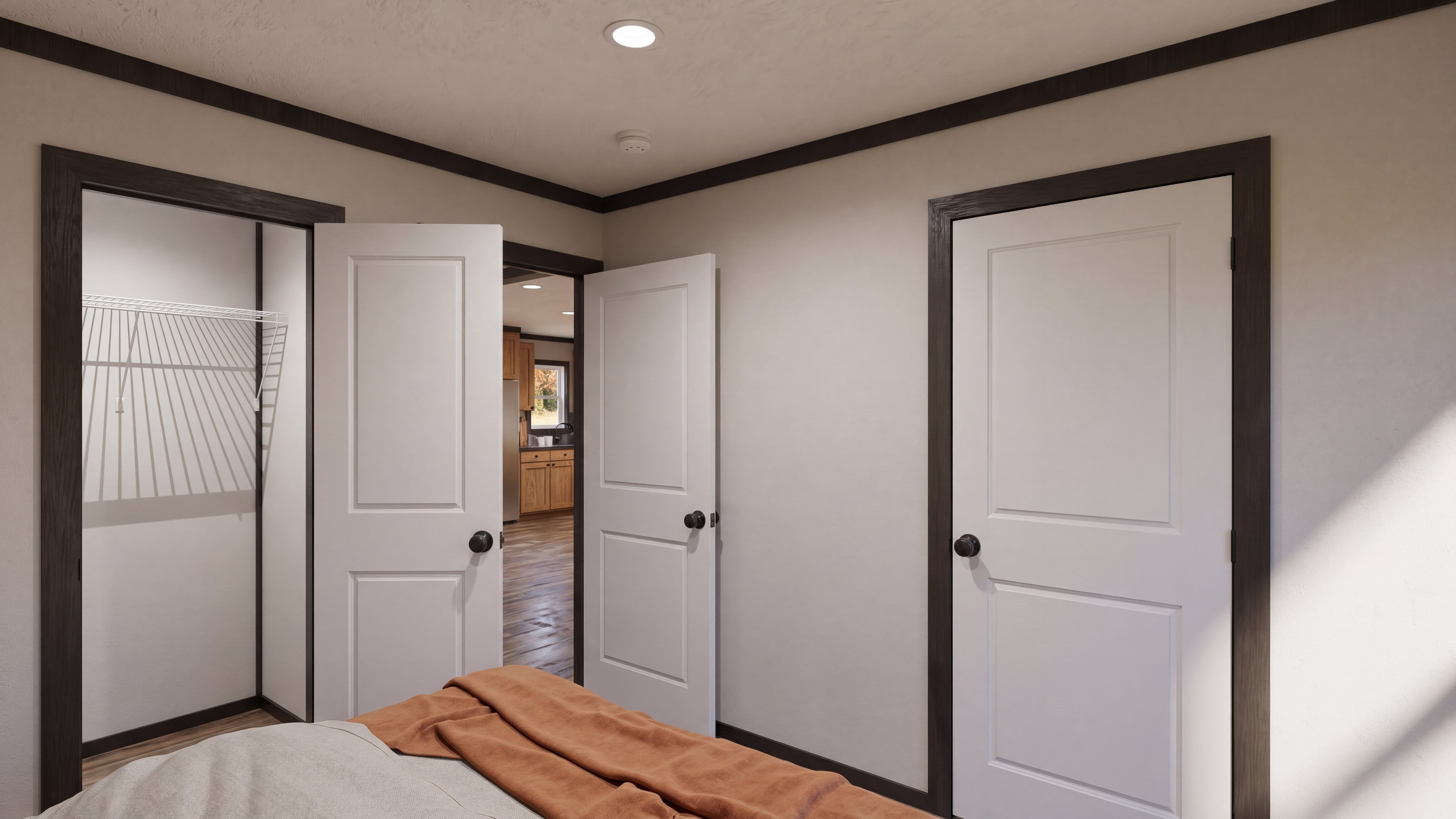Bedroom rendering of the Boujee Lux home.
