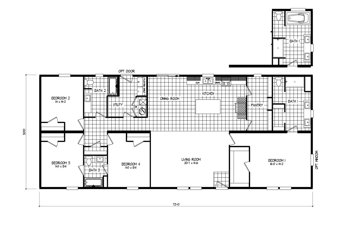 Denali - Floor Plan 1
