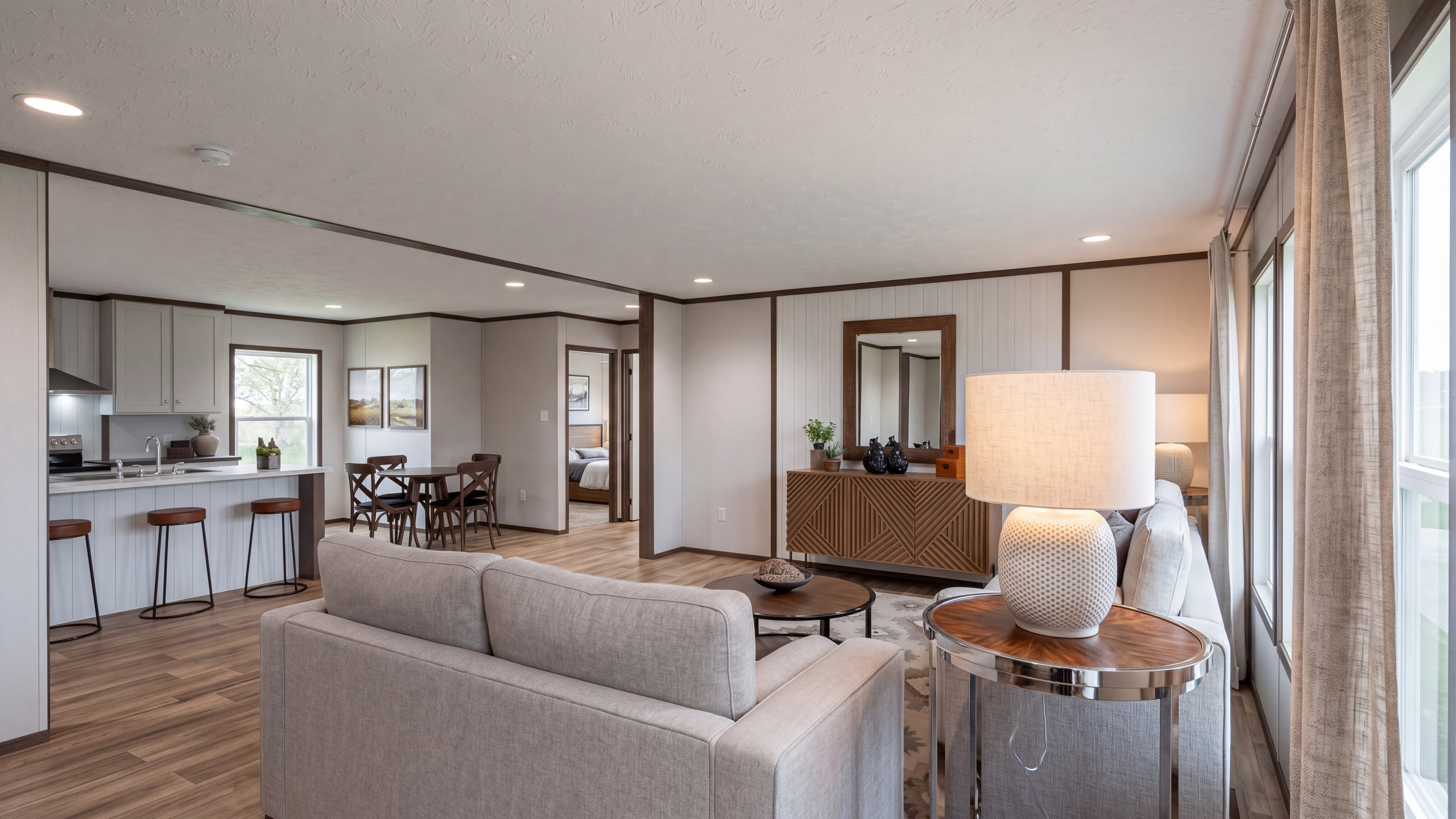 Foyer rendering of the Discover home.