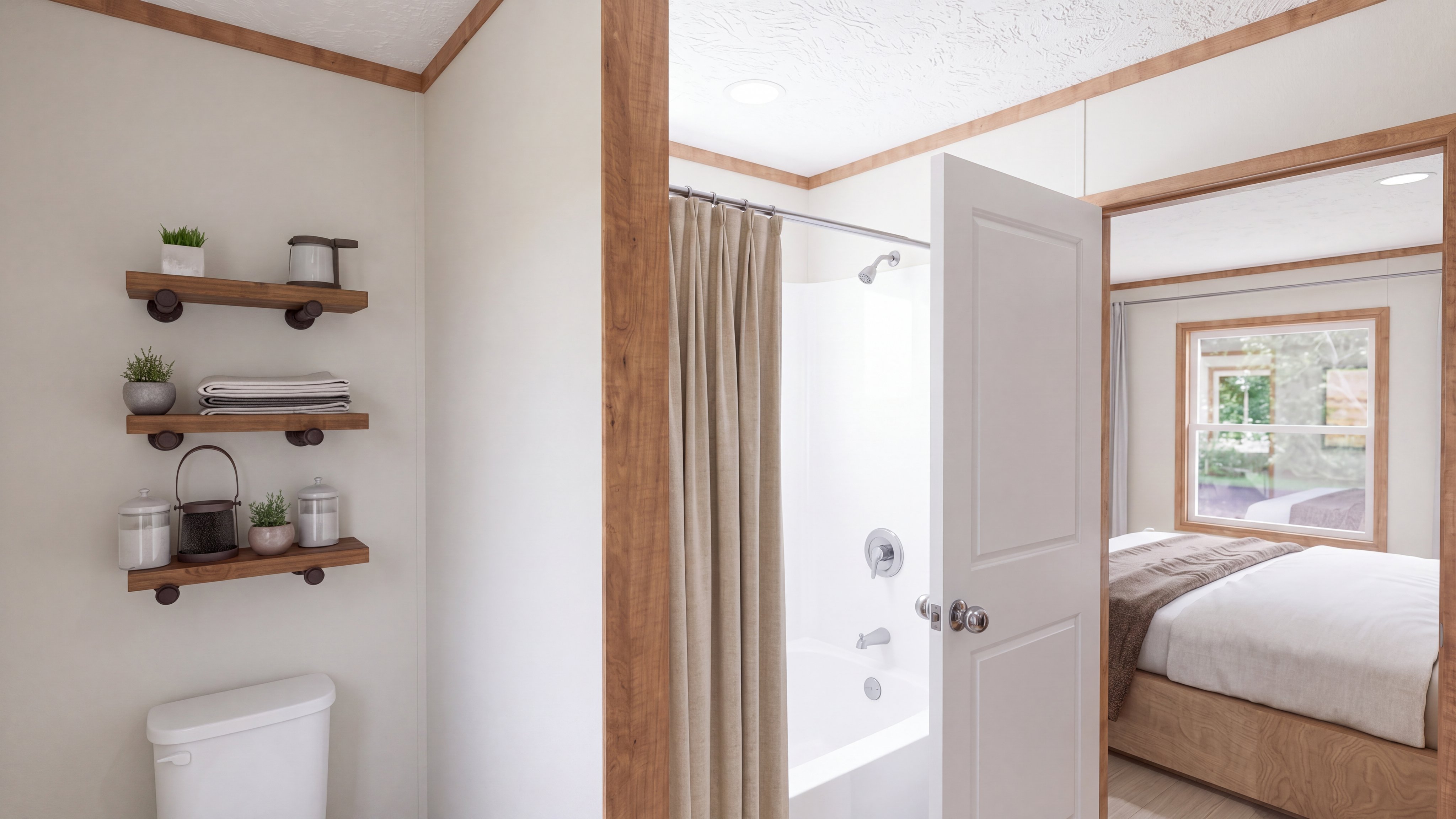 Primary bathroom rendering of the Expedition home.