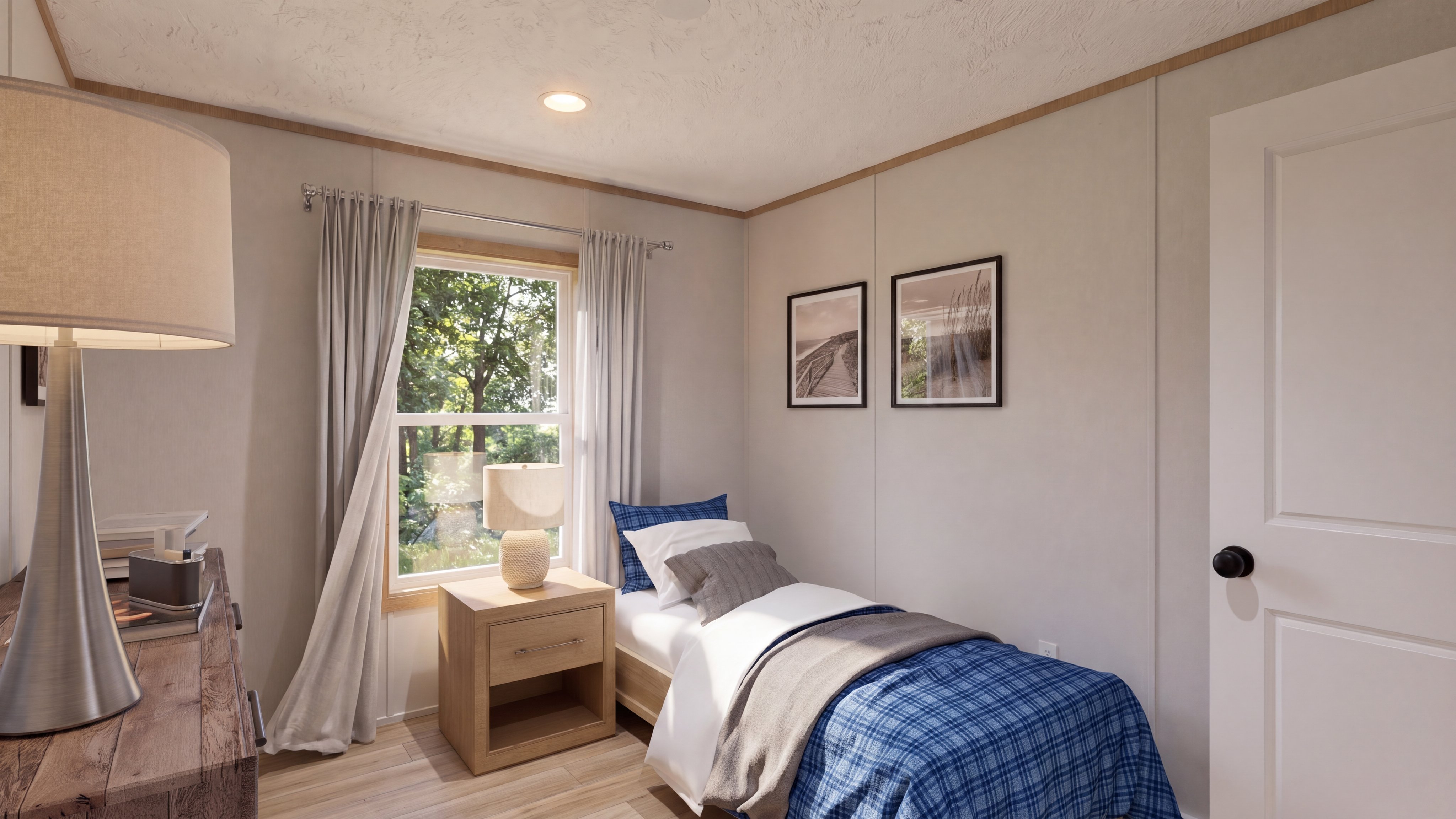 Bedroom rendering of the The Real Deal home.
