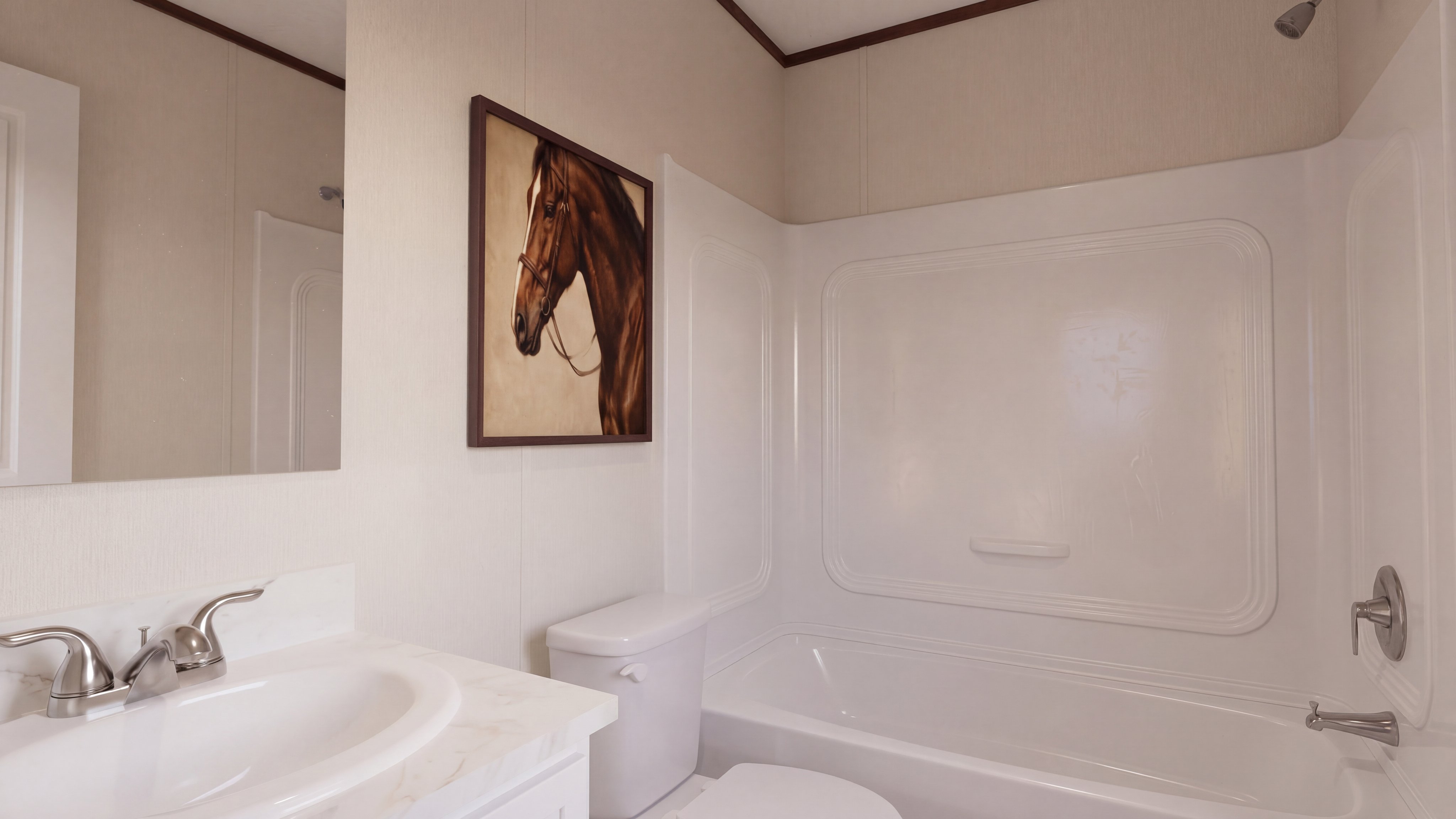 Guest bathroom rendering of the Select 16723b home.