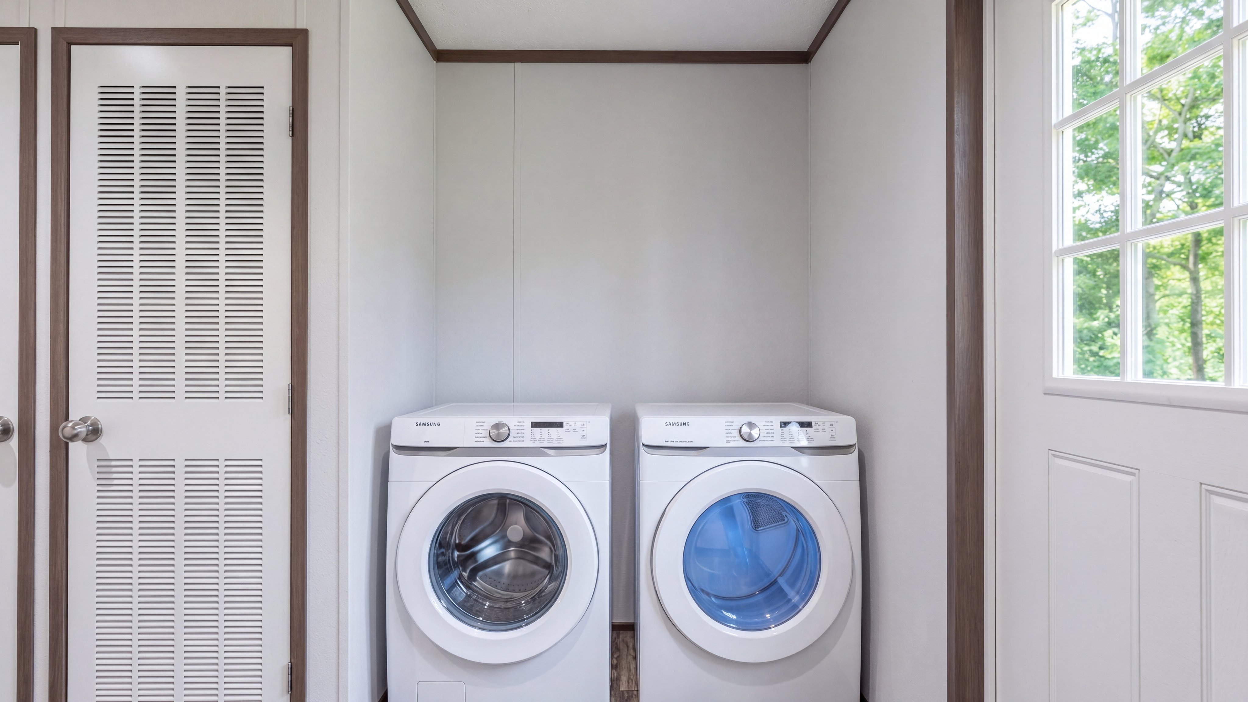 Utility room rendering of the Empower home.