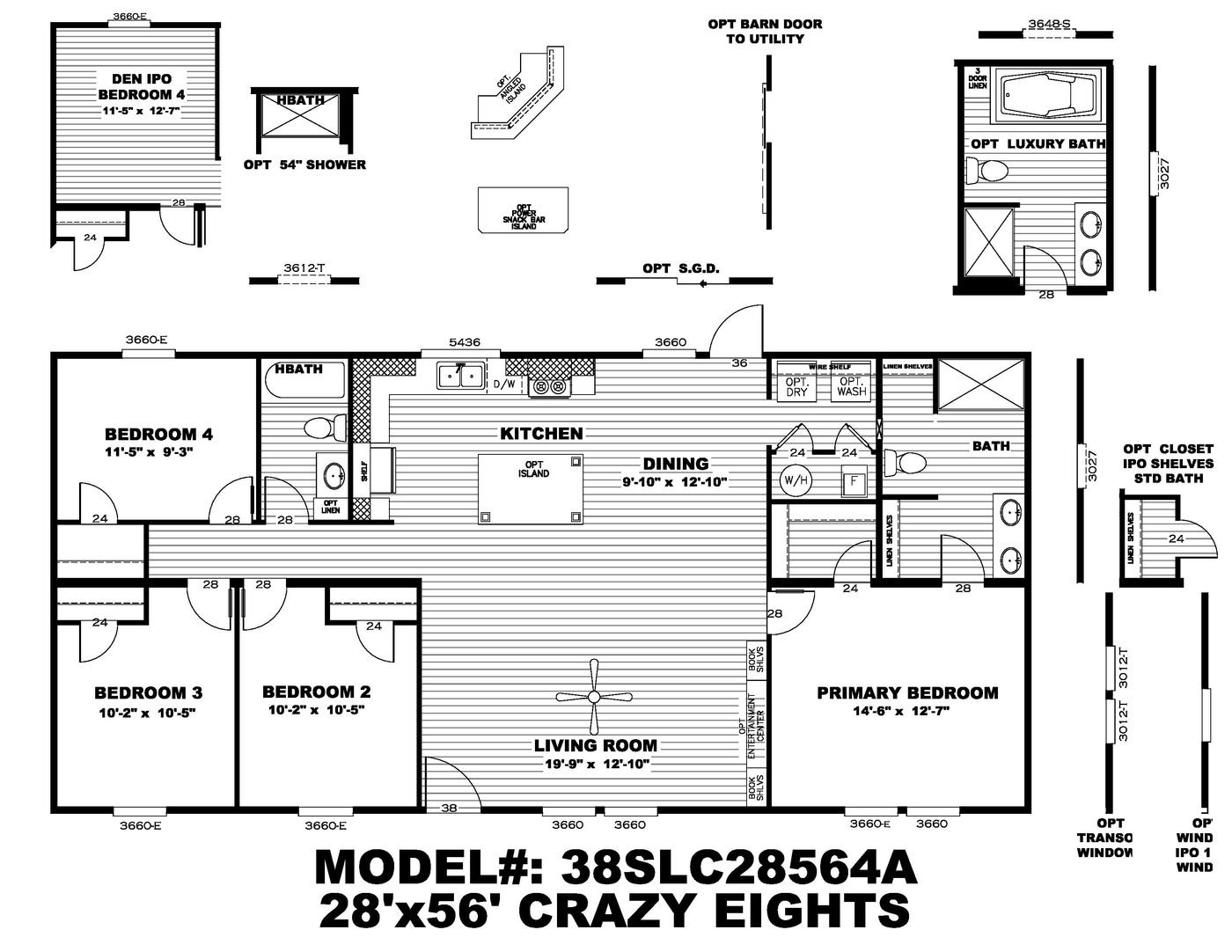 Crazy Eights - Floor Plan 1