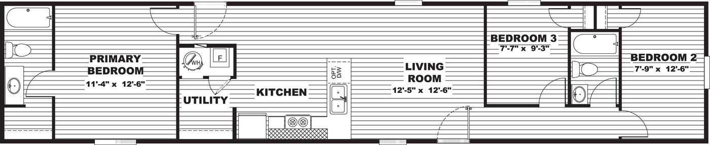 Hickory - Floor Plan 1