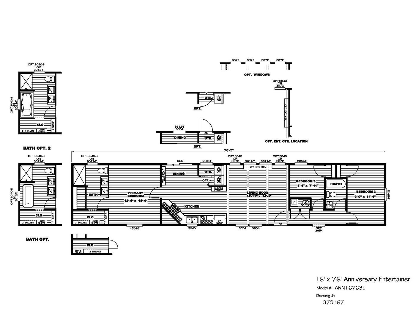 Anniversary Entertainer - Floor Plan 1