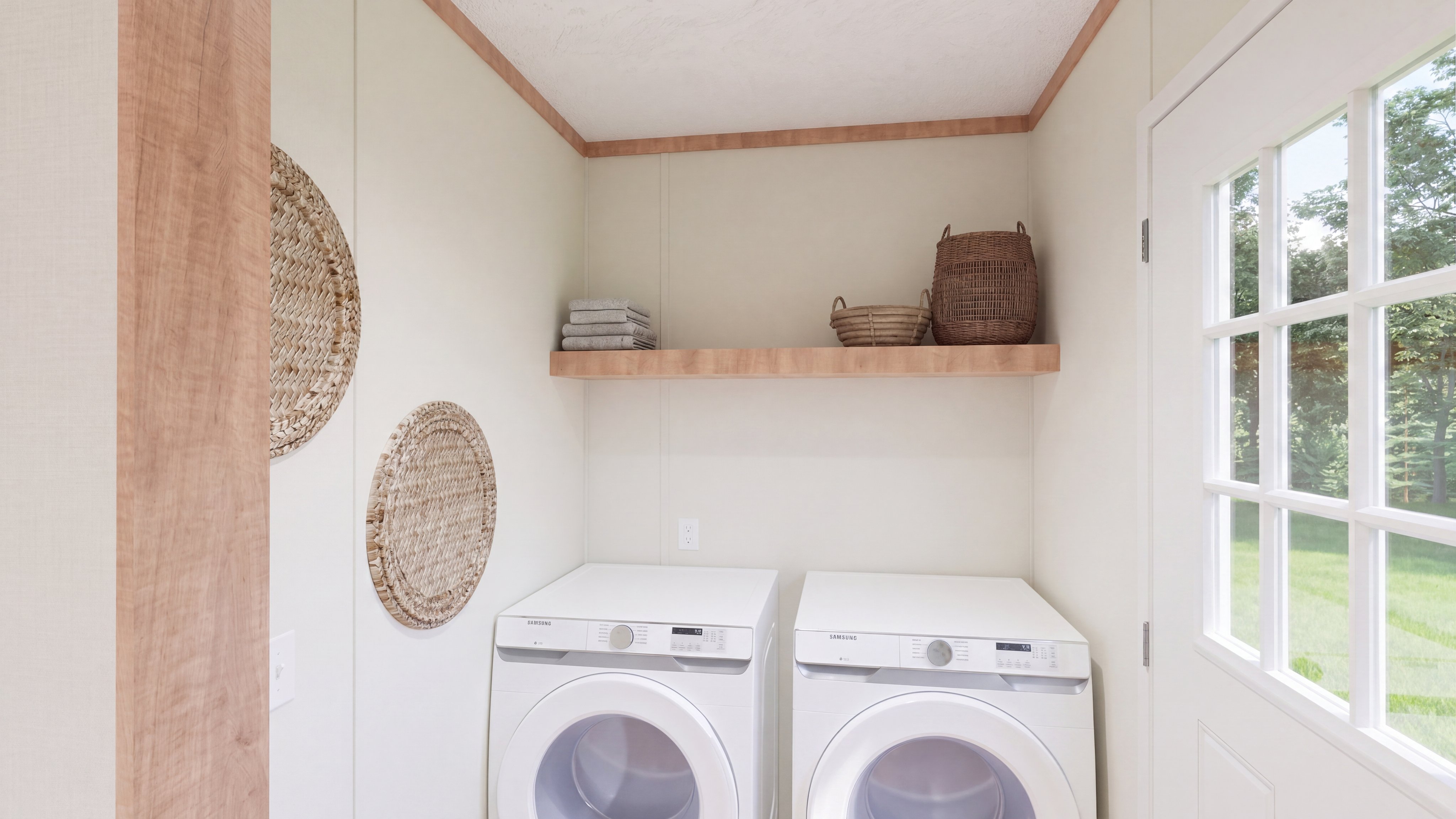 Utility room rendering of the Lewis home.