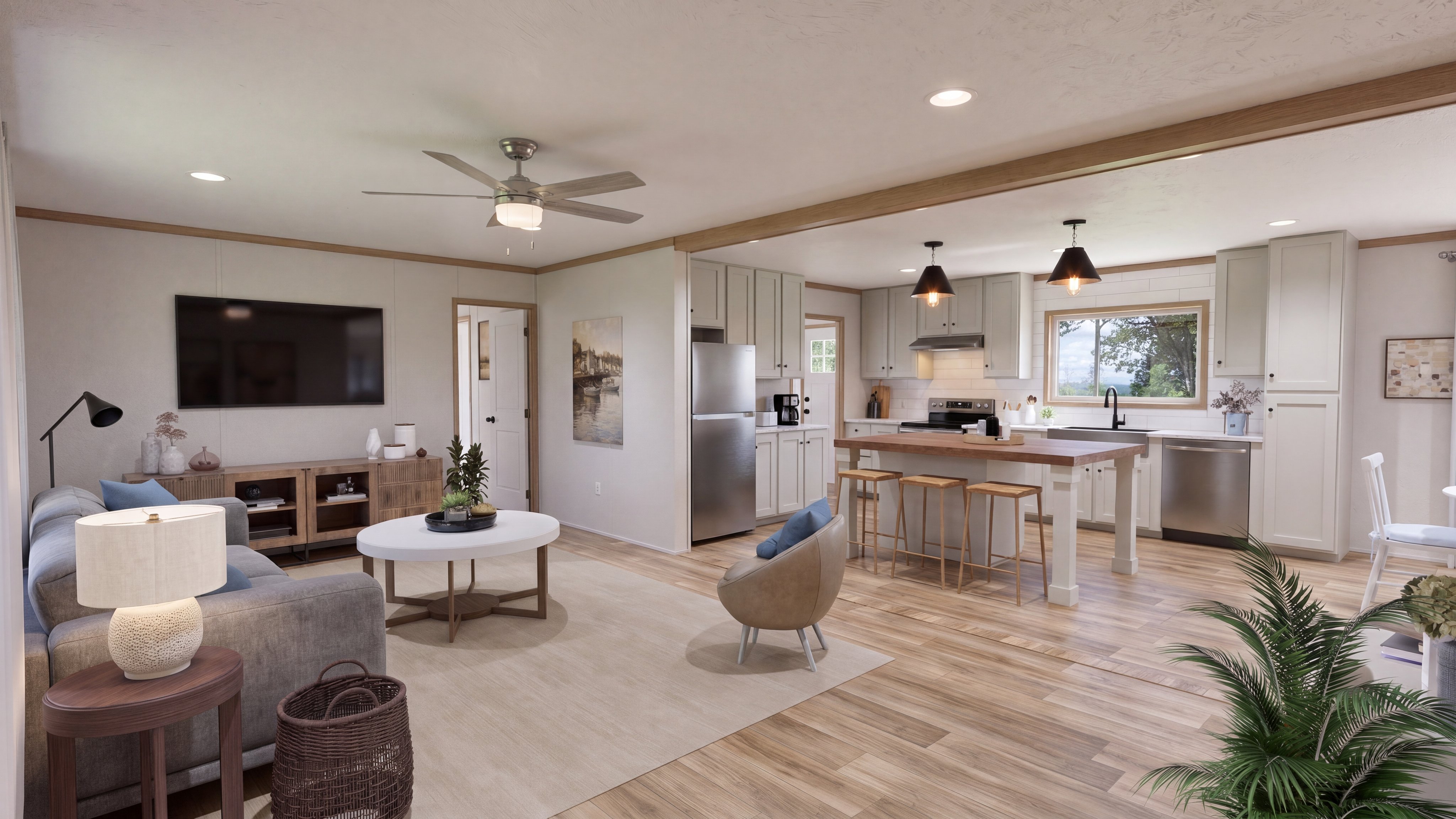 Foyer rendering of the The Choice home.