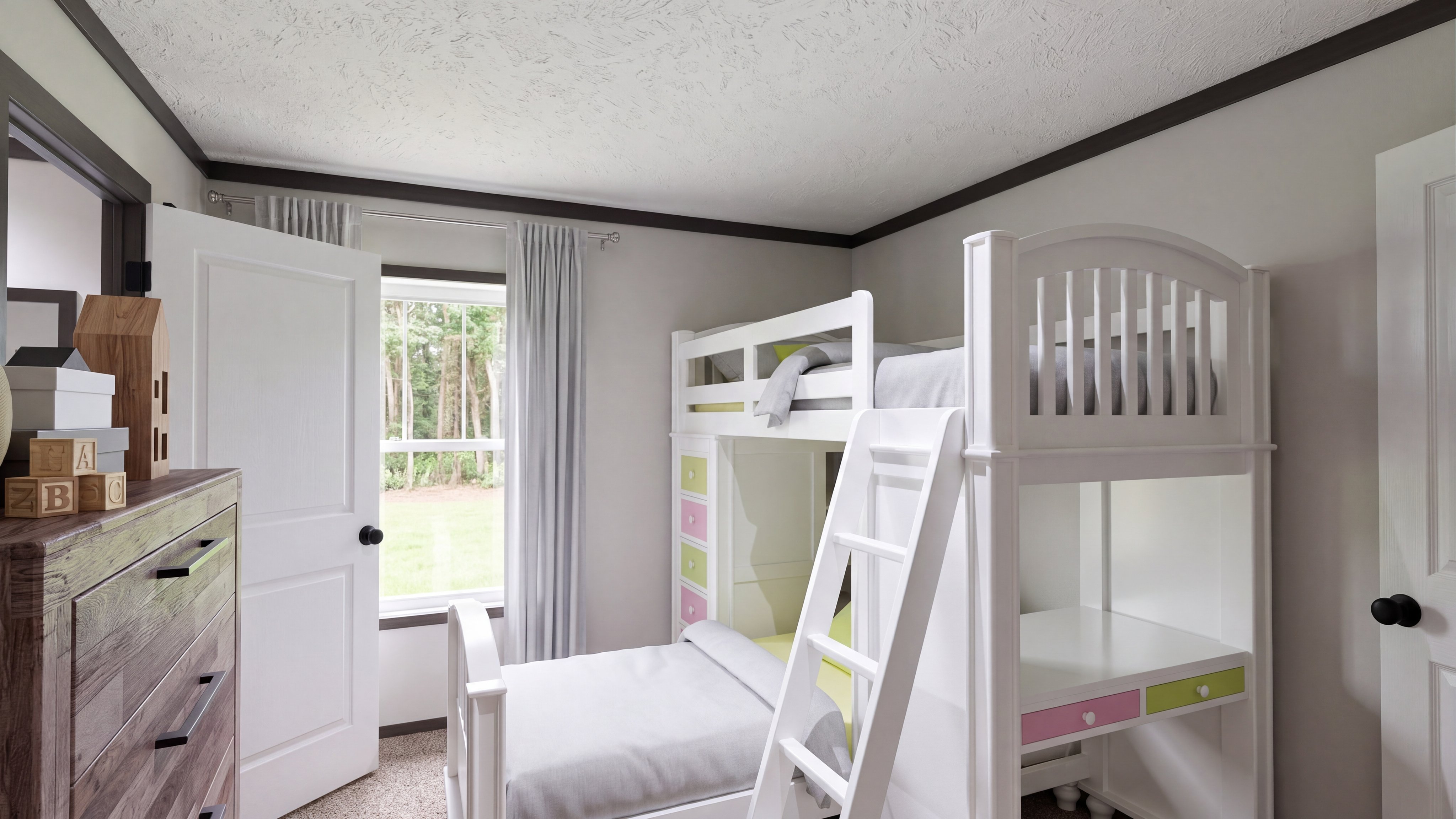 Bedroom rendering of the Boujee Xl 2 home.