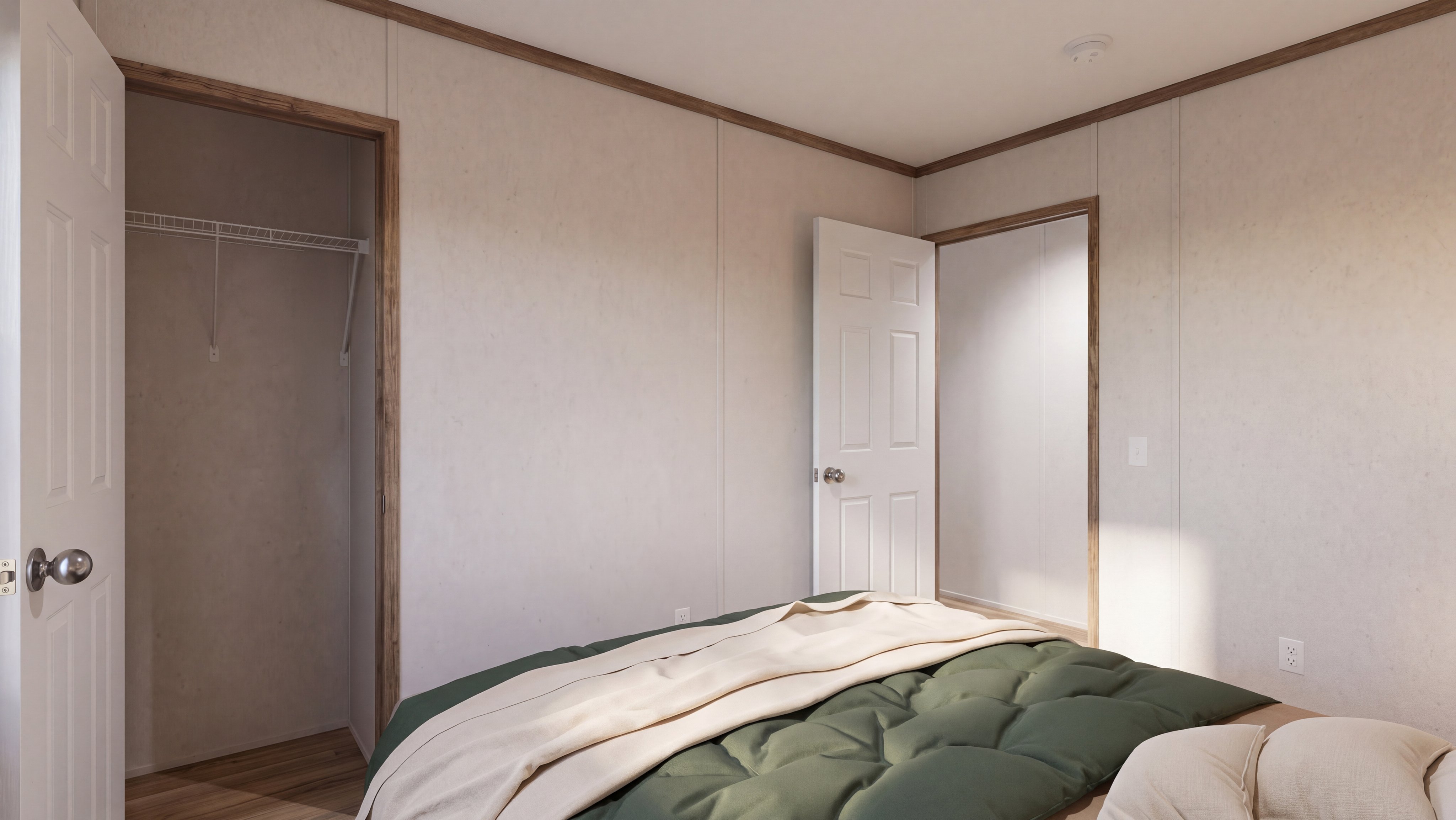 Bedroom rendering of the Desire home.