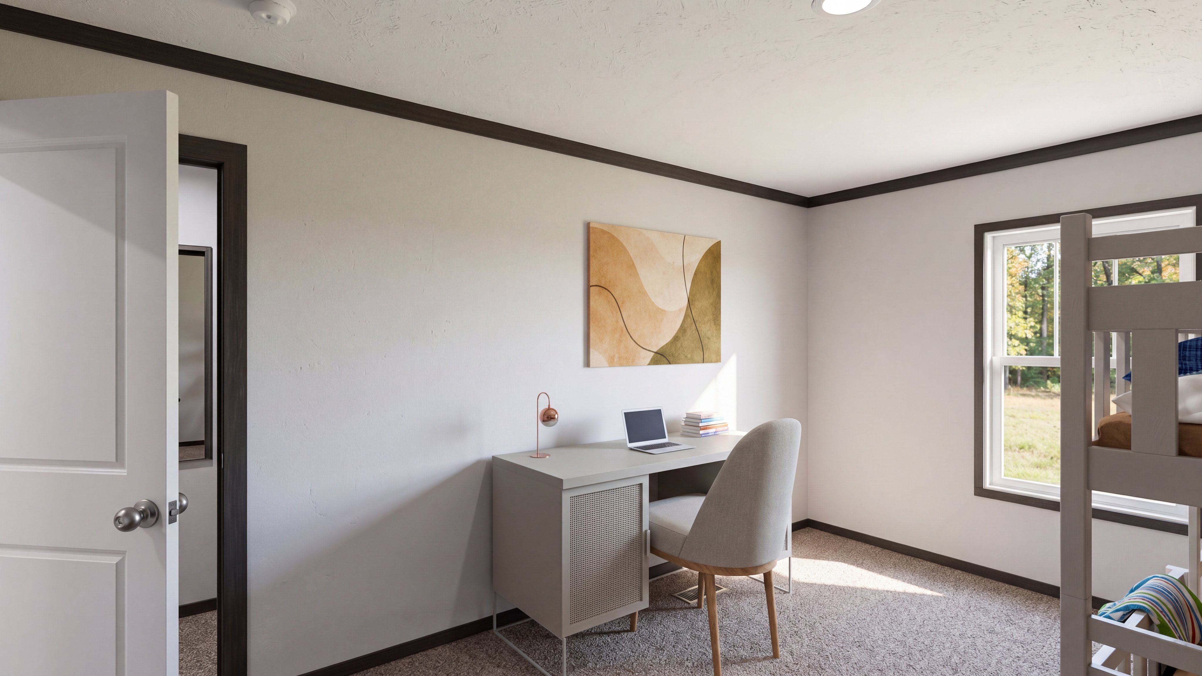 Bedroom rendering of the Boujee Lux home.