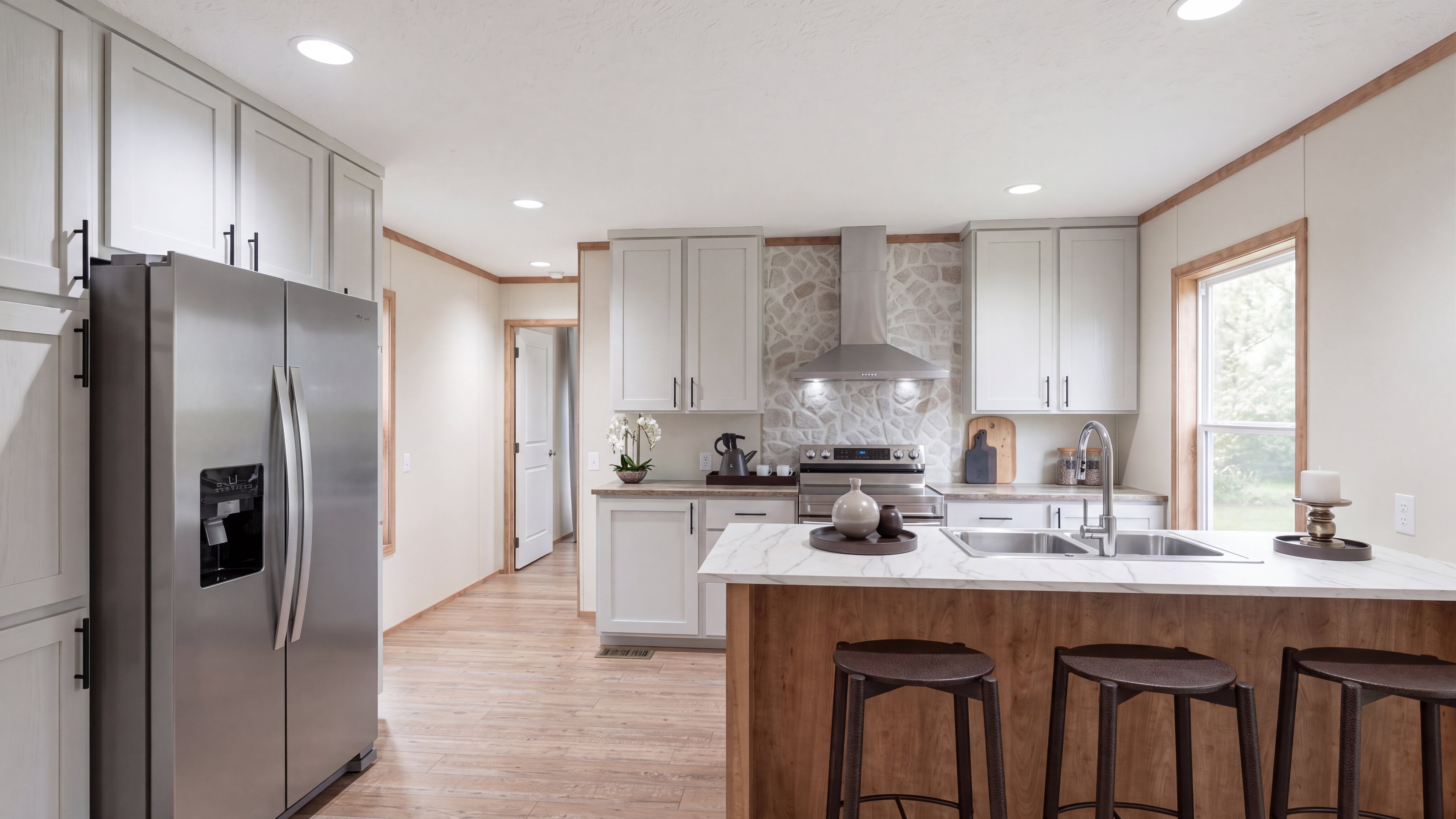 Kitchen rendering of the Magellan home.