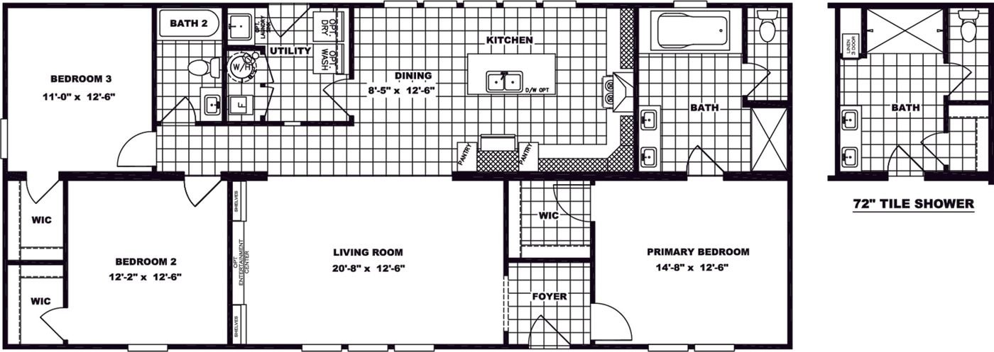 Classic 60b - Floor Plan 1