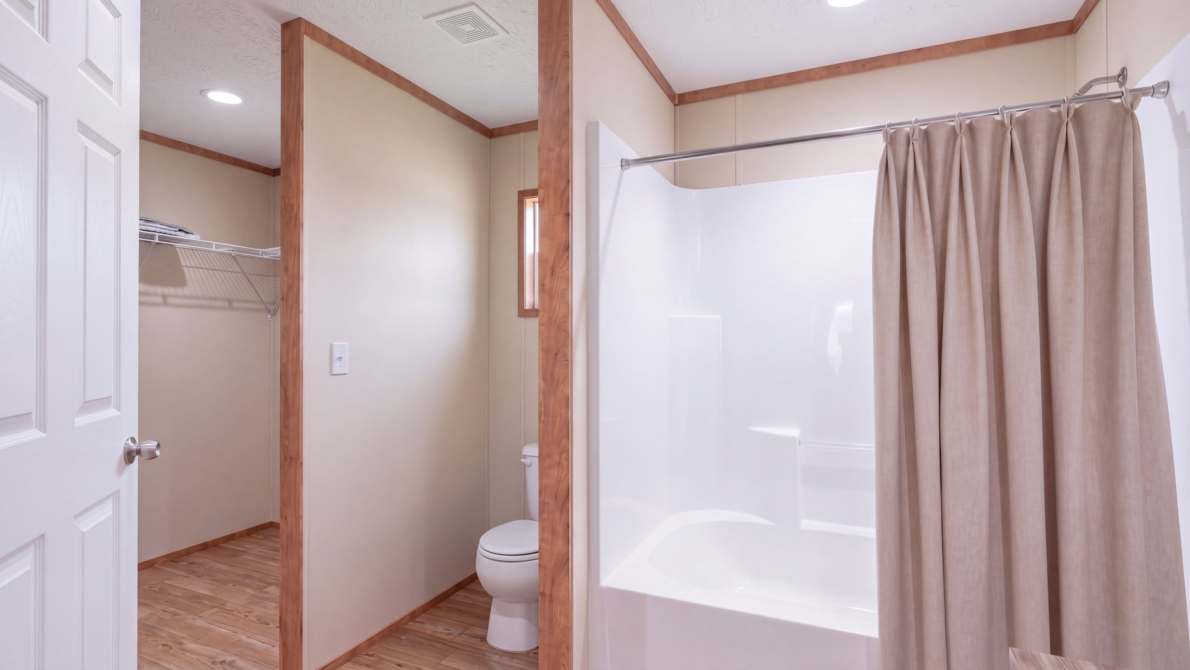 Primary bathroom rendering of the Sevier home.